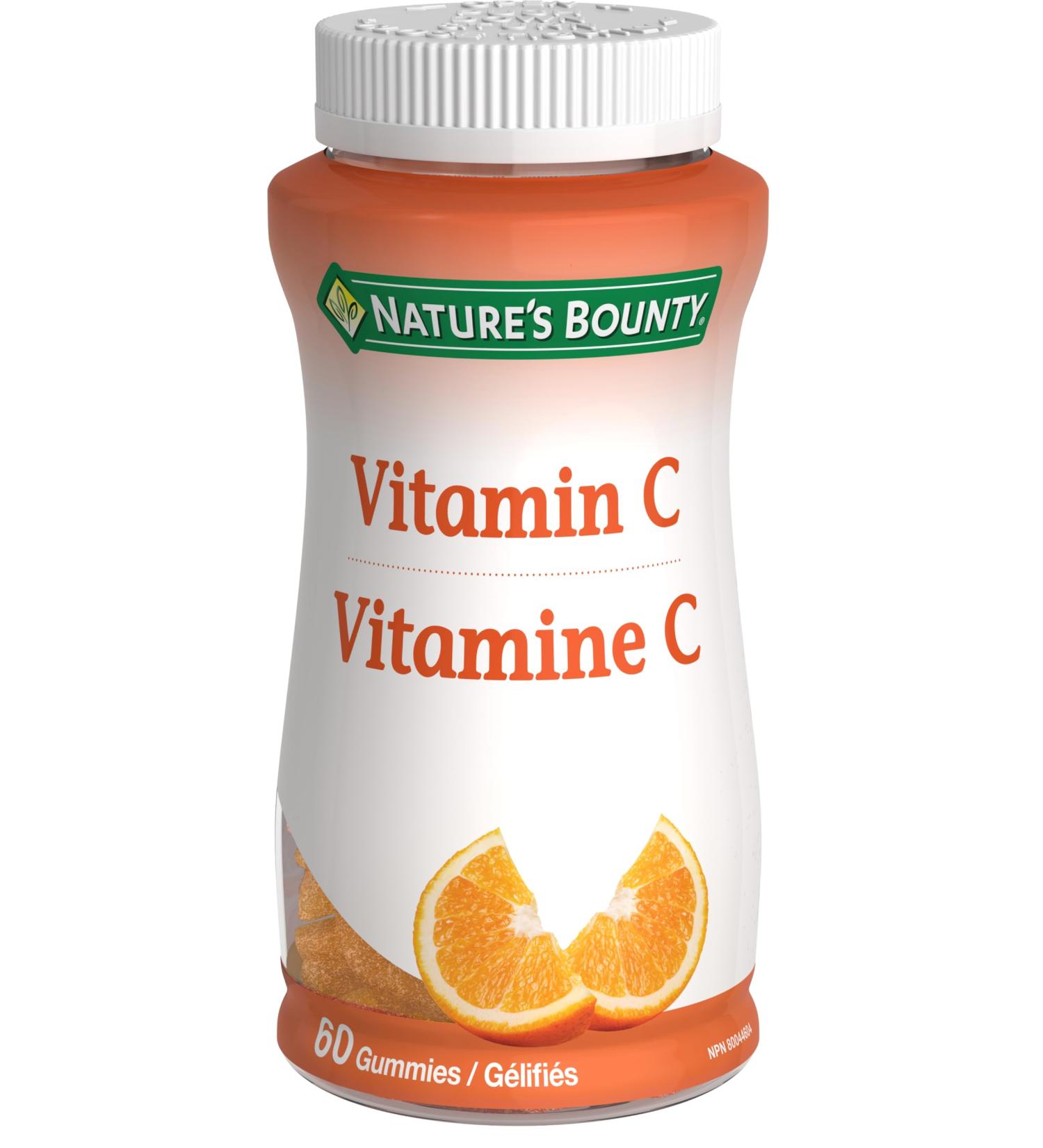 Nature's Bounty Vitamin C Gummies Supplement Helps Maintain Immune Function 60 Gummies Orange 60 count (Pack of 1) - Buy Online on SooperMarket.com