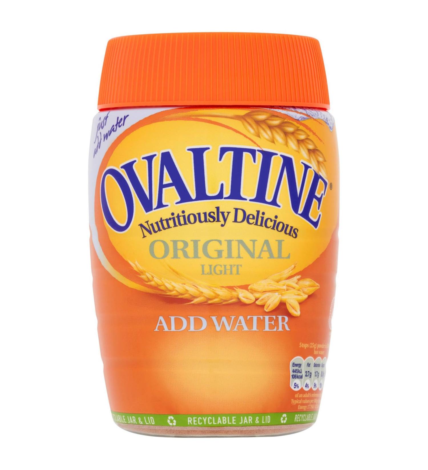 Ovaltine Original Light Jar 400g - 1 Pack | Nutritiously Delicious Just Add Milk/Water Source of iron and vitamins C B6 & B1. - Buy Online on SooperMarket.com