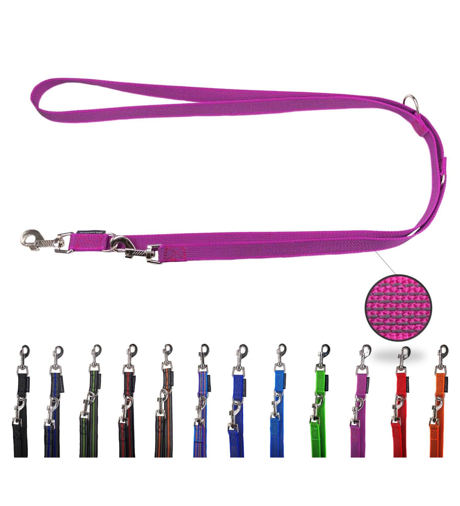 Adjustable Dog Leash for Medium & Large Dogs - 2m Double-Liner in Lilac | International Shipping Available - Buy Online on SooperMarket.com