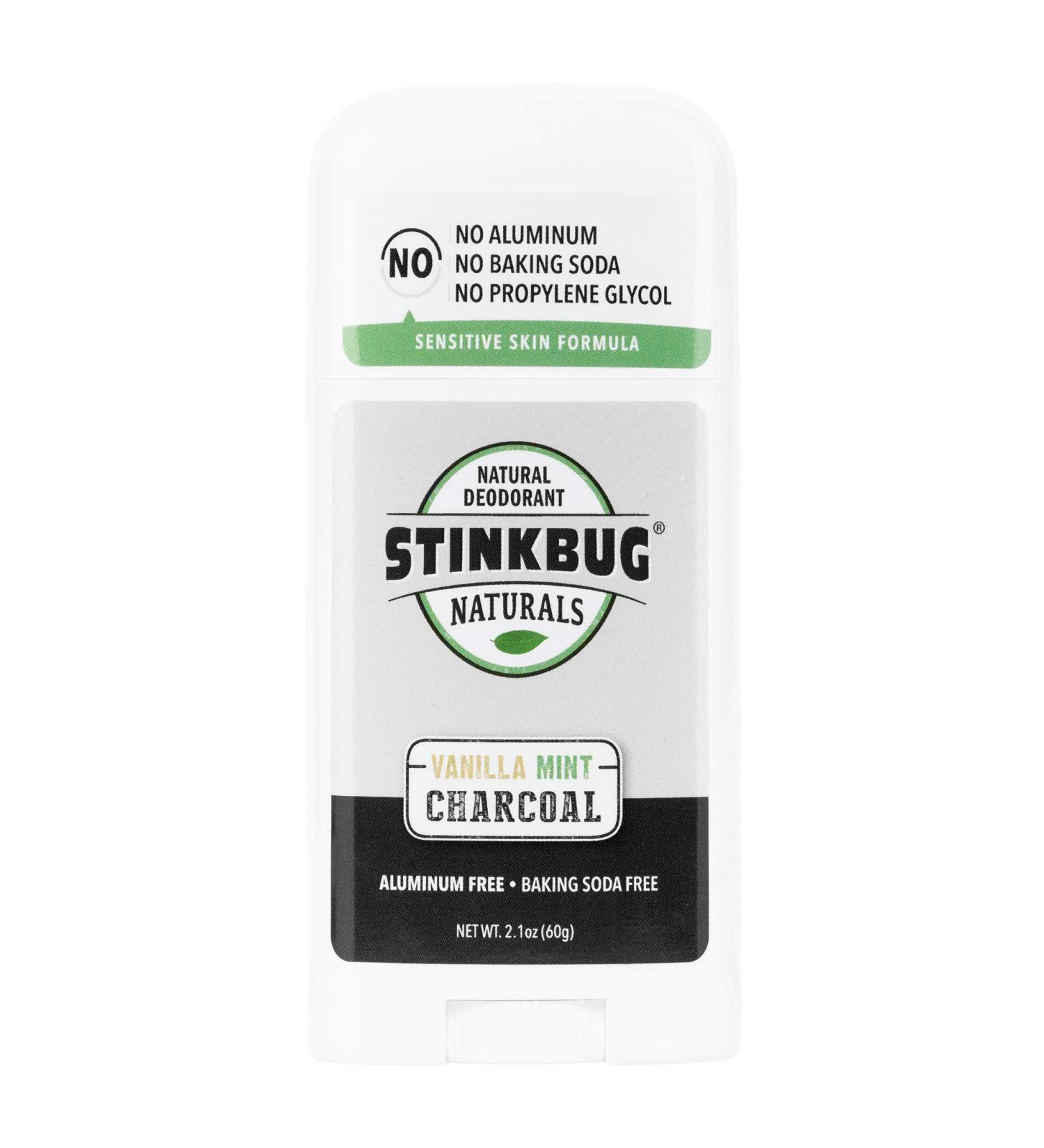 STINKBUG NATURALS Vanilla Mint Charcoal Deodorant 2.1 OZ - Natural Odor Protection - Buy Online on SooperMarket.com