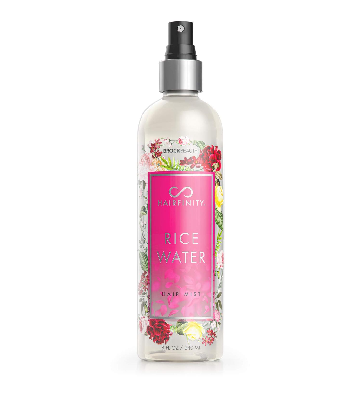 Hairfinity Rice Water Hair Mist - Growth Formula for Damaged, Curly & Dry Hair - 8oz, SiliconeSulfate Free - Buy Online on SooperMarket.com