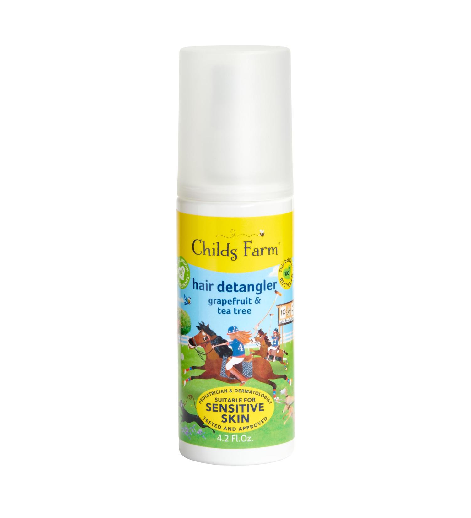 Childs Farm Kids Hair Detangler Grapefruit & Organic Tea Tree Suitable for Dry Sensitive & Eczema-prone Skin 4.2 Fl Oz