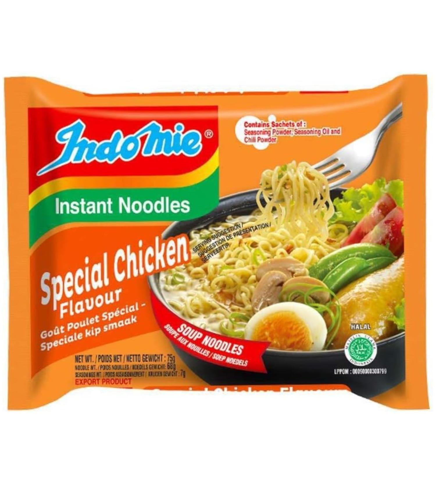 Indomie Special Chicken Noodles 15x70g - Buy Online on SooperMarket.com