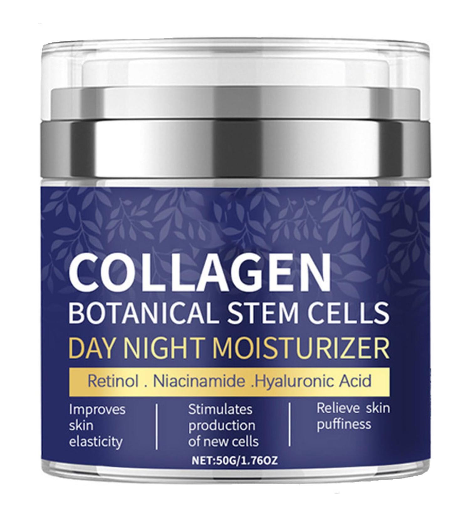 Collagen Face Moisturizer - Anti-Aging Day & Night Cream with Retinol Niacinamide & Hyaluronic Acid - 1.7 OZ Airless Pump - Buy Online on SooperMarket.com