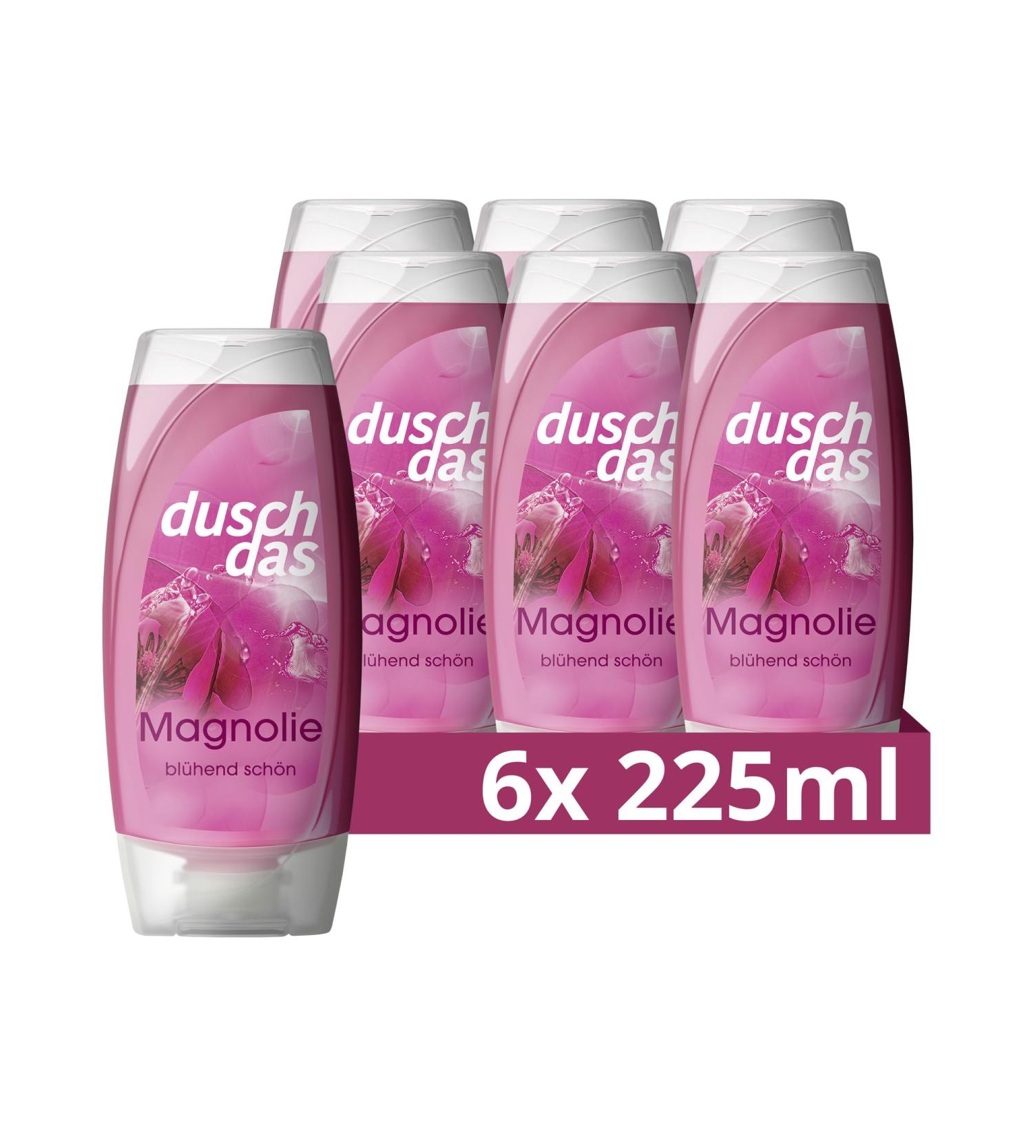Duschdas Magnolia Shower Gel 6x225ml - Refreshing Bath with Pampering Fragrance - Buy Online on SooperMarket.com
