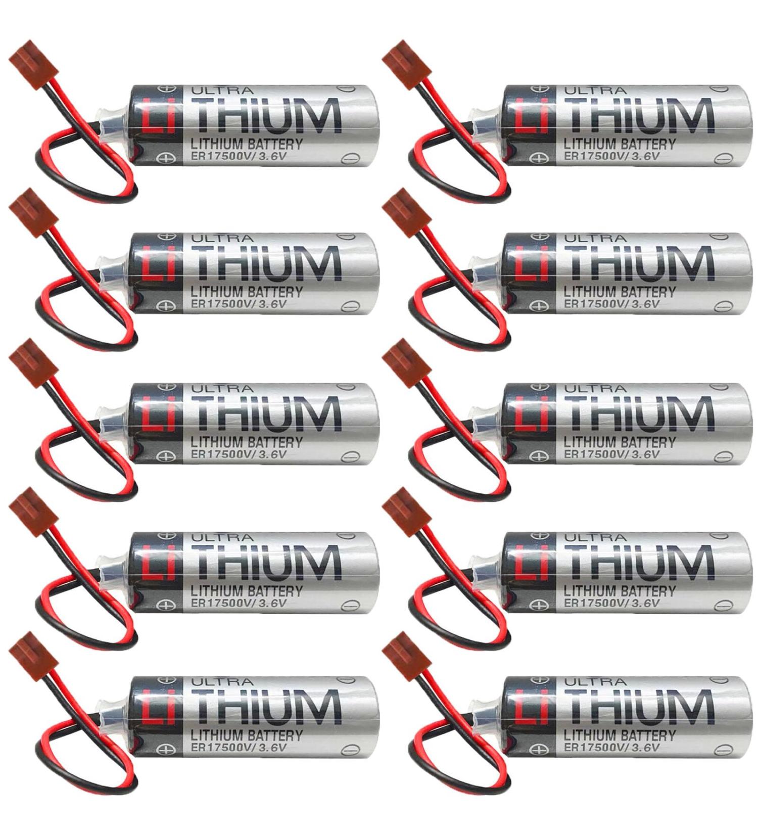 WELLVEUS 10 Pack ER6VCT 3.6V 2000mAh Battery with JAE Plug for OTC ER6BWK67PT - Shop Internationally - Buy Online on SooperMarket.com