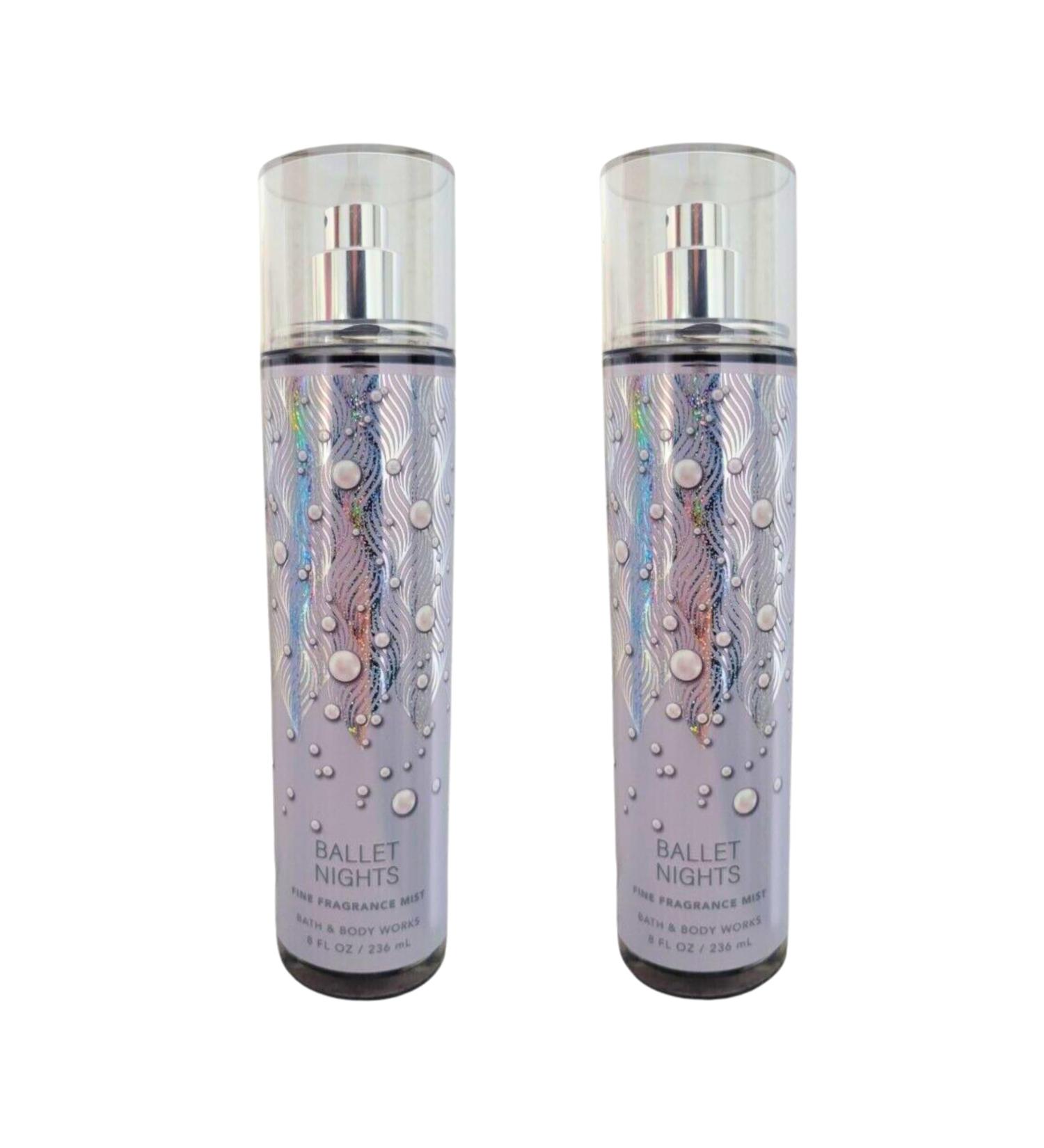 Bath & Body Works Fine Fragrance Mists Set of 2 8oz Each Bottle (Ballet Nights)