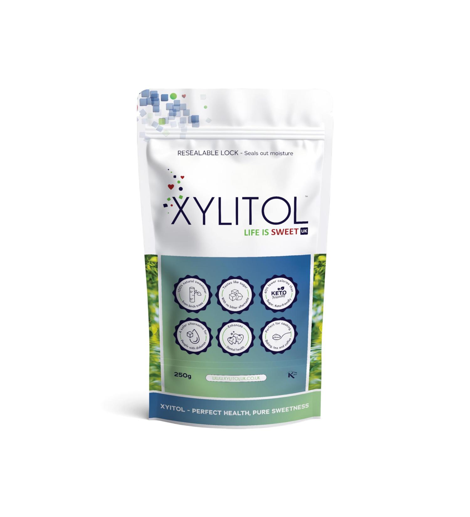 Xylitol 100% Natural Sugar Alternative Sweetener 250g - Buy Online on SooperMarket.com
