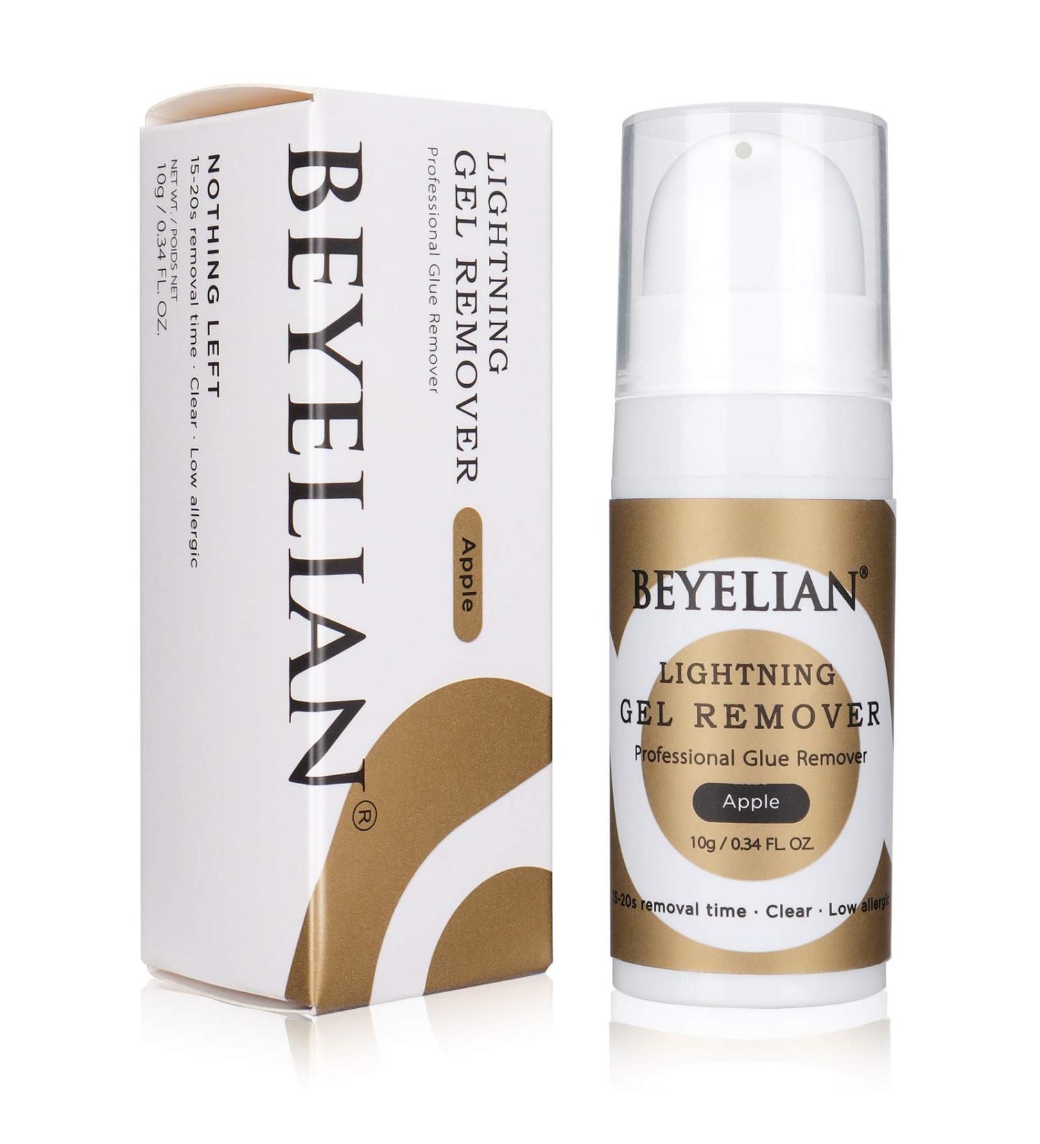 BEYELIAN Apple Scented Professional Lash Extension Remover - No Burn Gel Formula for Gentle Lash Glue Removal - Buy Online on SooperMarket.com