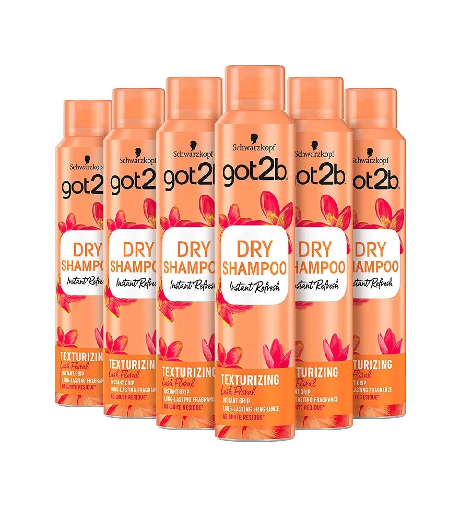 Schwarzkopf got2b Fresh It Up Extra Texture Dry Shampo Refreshes Hair Inbetween Washes No White Residue Vegan Silicone Free 200 ml - Pack of 6 (Packaging May Vary) - Buy Online on SooperMarket.com