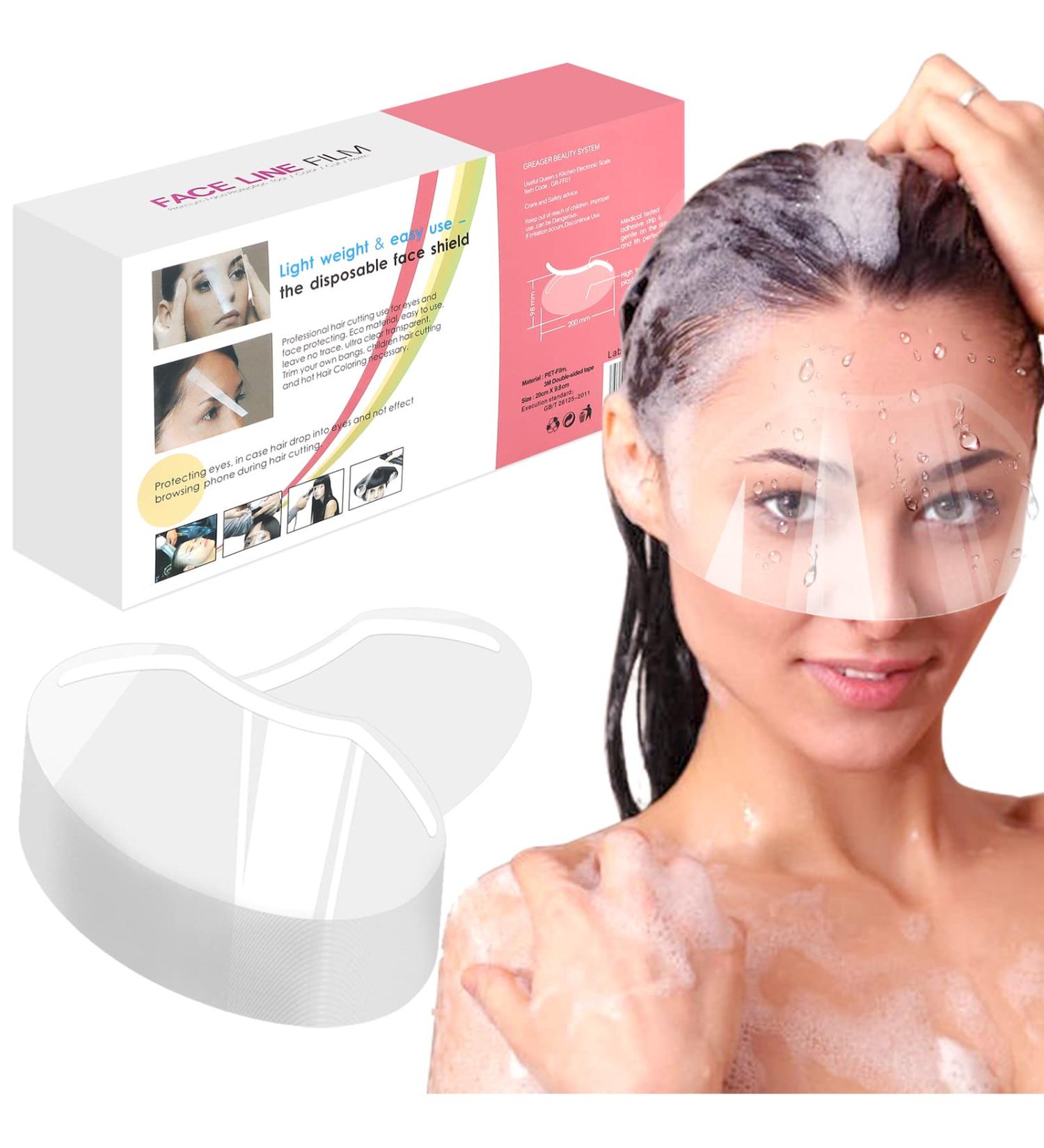 EBANKU 300 PCS Disposable Shower Face Shields for Microblading & Permanent Makeup - Ideal for Salon Eyelid Aftercare - Buy Online on SooperMarket.com