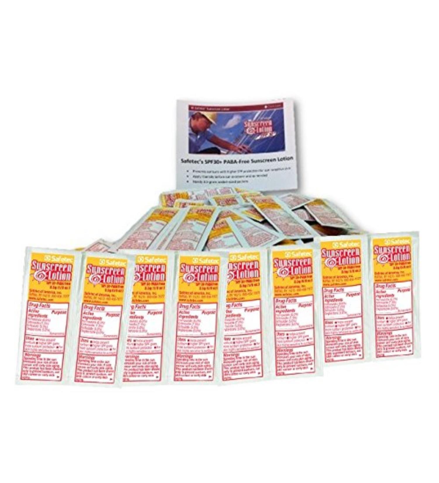 SPF 30+ PABA-Free Sunscreen Lotion - 100 Packets for Ultimate Protection - Buy Online on SooperMarket.com