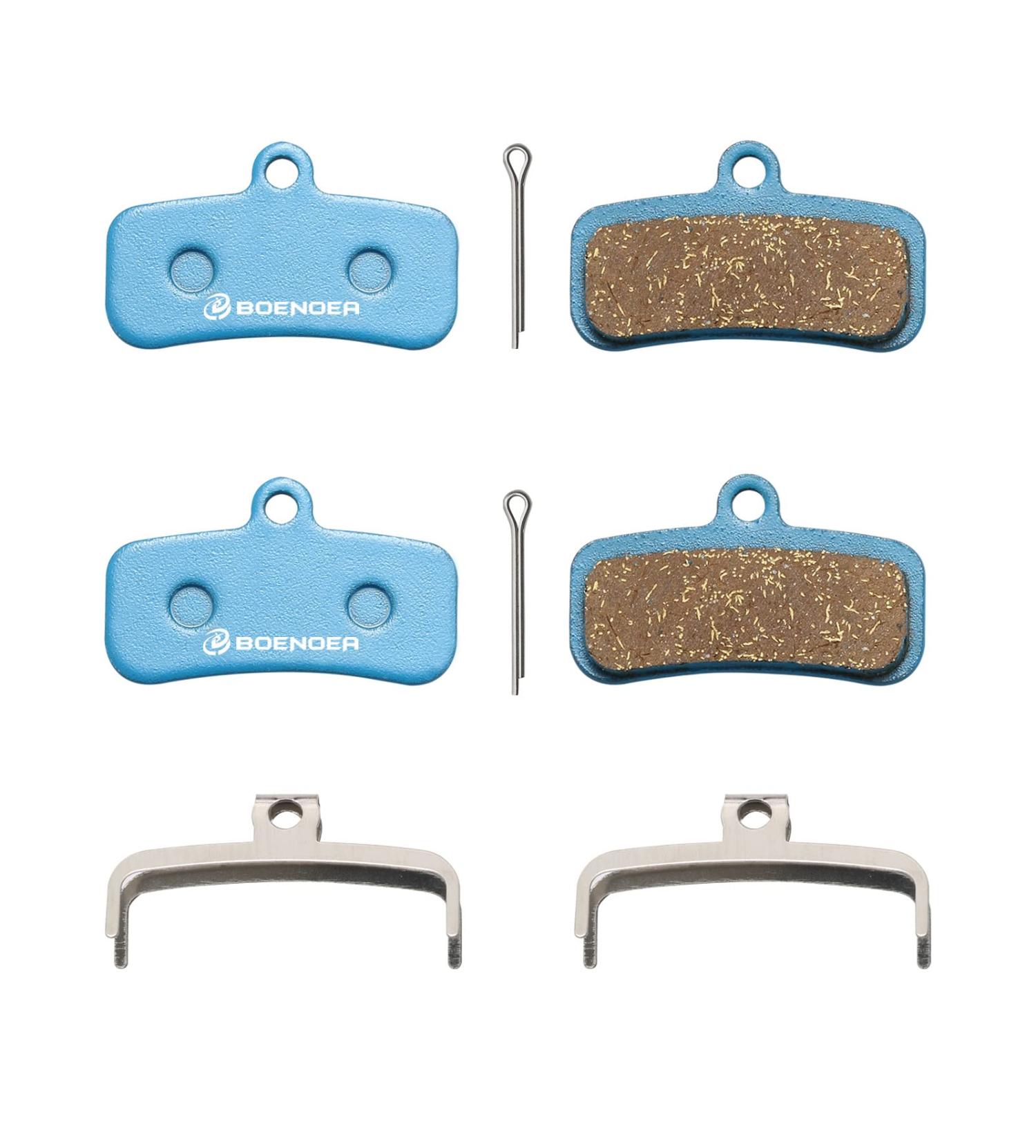 Boenoea Bike Brake Pads MTB Disc Brake Pads for Shimano Saint BR-M810 M820 Zee M640 XTR-M9120 Deore XT BR-M8020 M8120 M6120 BR-MT420 MT510 MT520 Tektro HD M745 735 725 750 Blue