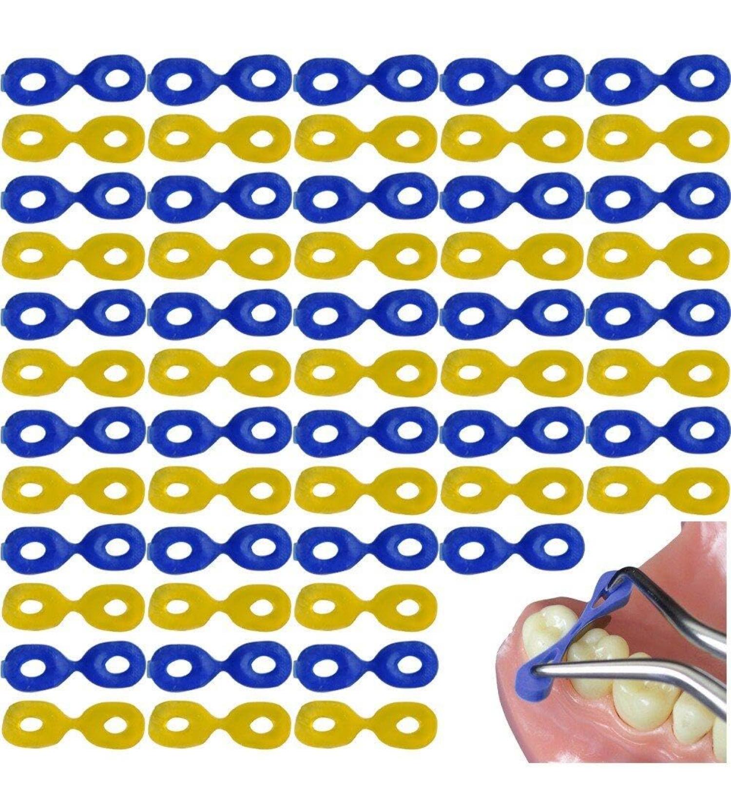 60 Pcs Dental Wedges Elastic Rubber Fixing Wedges Matrices Dam Composite Tooth Separator Dentistry Accessory Tools - Buy Online on SooperMarket.com