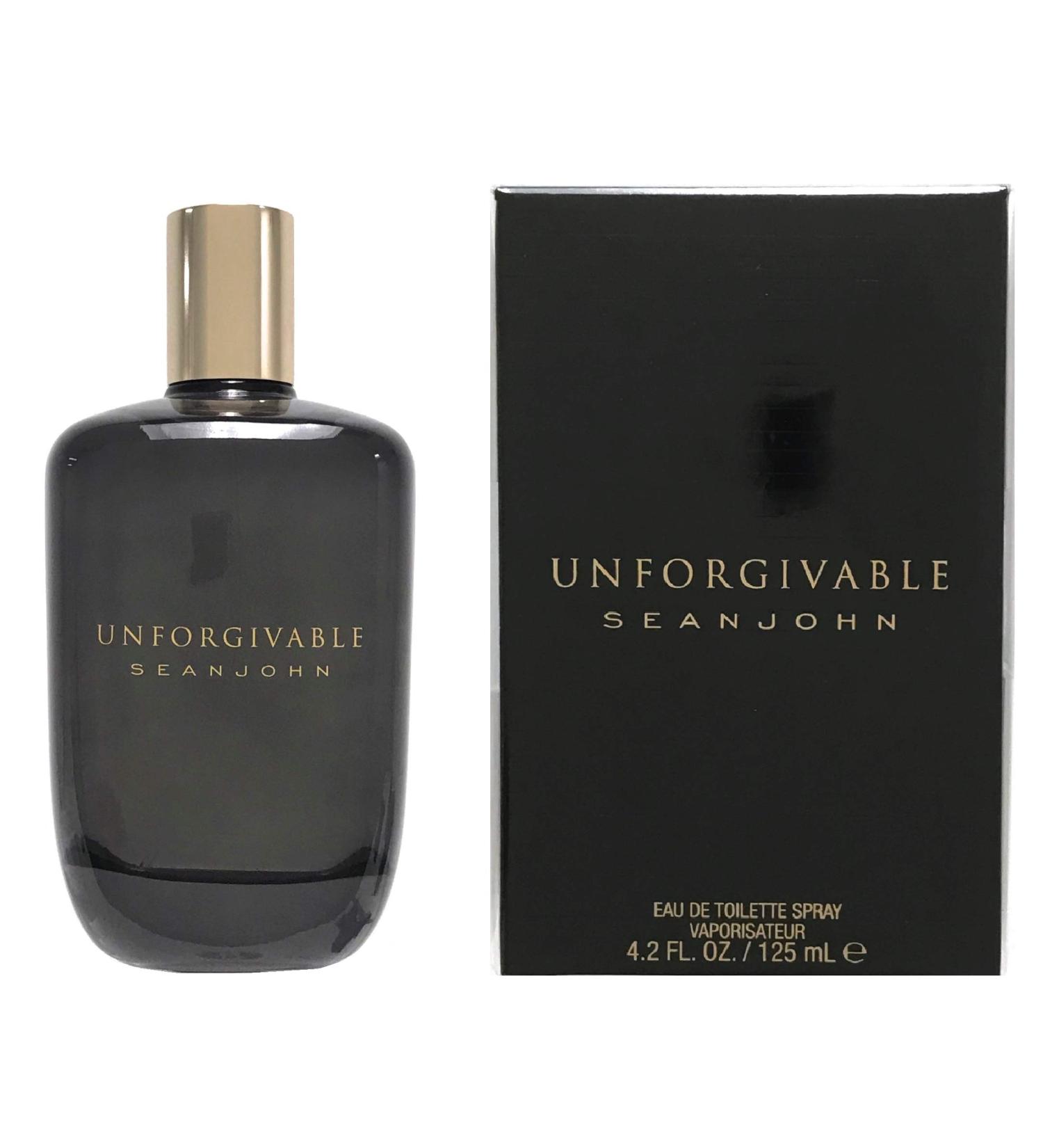 Sean John Unforgivable by Sean John for Men Eau De Toilette Spray 4.2 fl oz Fresh Lemon 4.2 Ounce (Pack of 1)