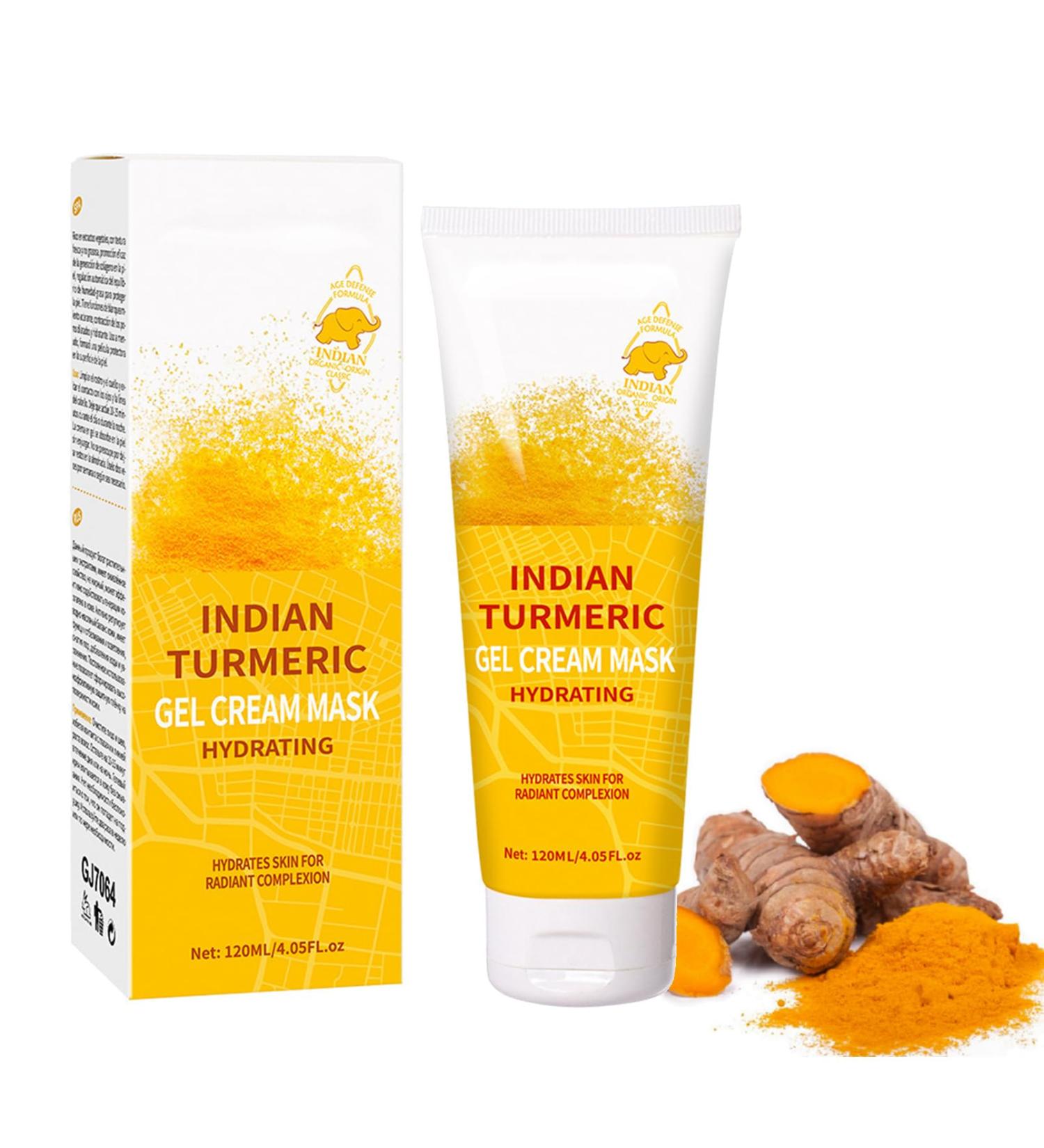 Turmeric Overnight Spa Mask - Nourishing Sleeping Mask - Facial Moisturizer Hydrating Skincare Facial Mask For All Skin Types - Overnight Mask Shrink Pores Brighten Skin Tone - Buy Online on SooperMarket.com