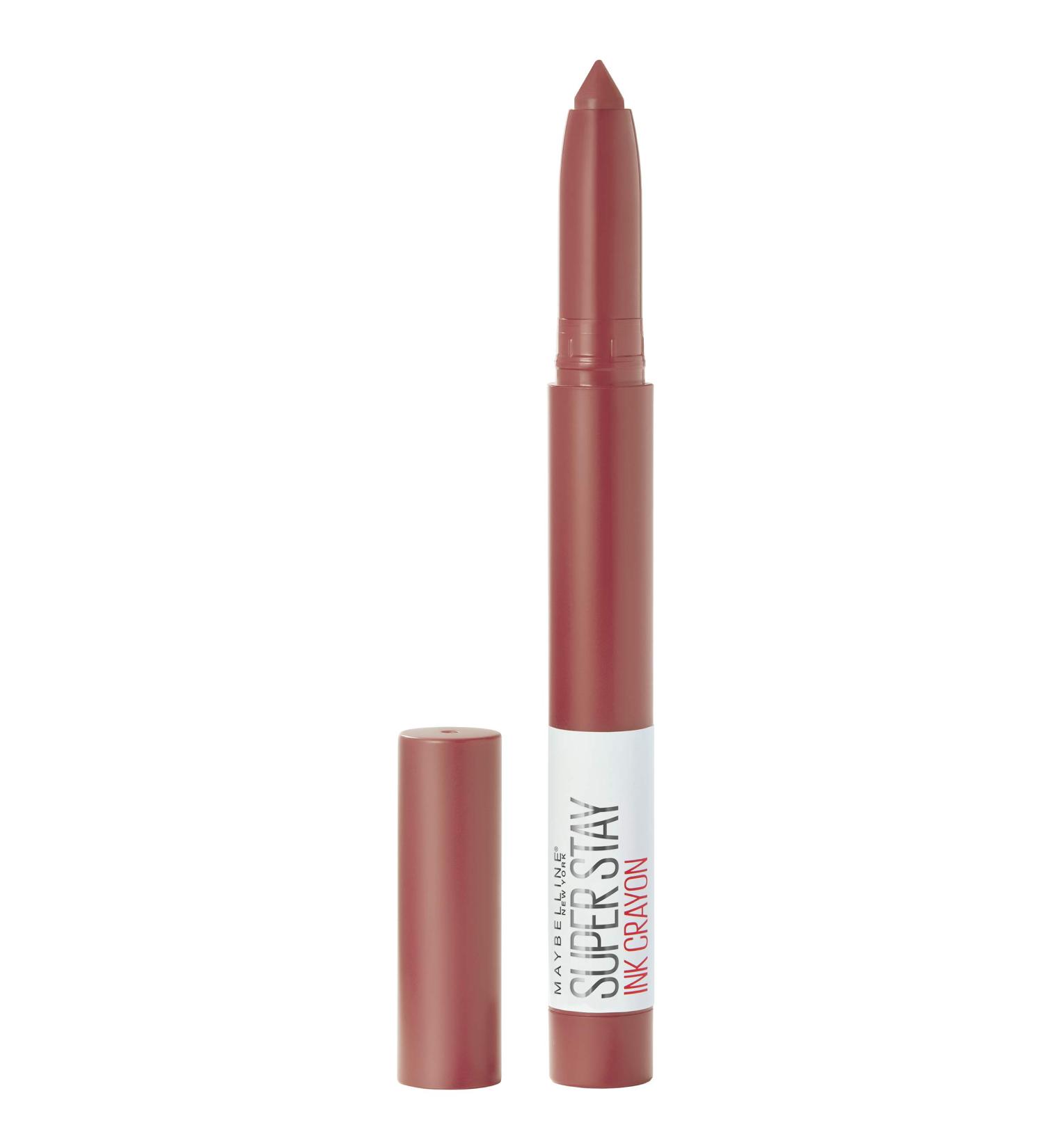 Maybelline Super Stay Ink Crayon Lipstick - Enjoy The View Red Brown 0.04 oz - Longwear Up To 8Hrs - Buy Online on SooperMarket.com