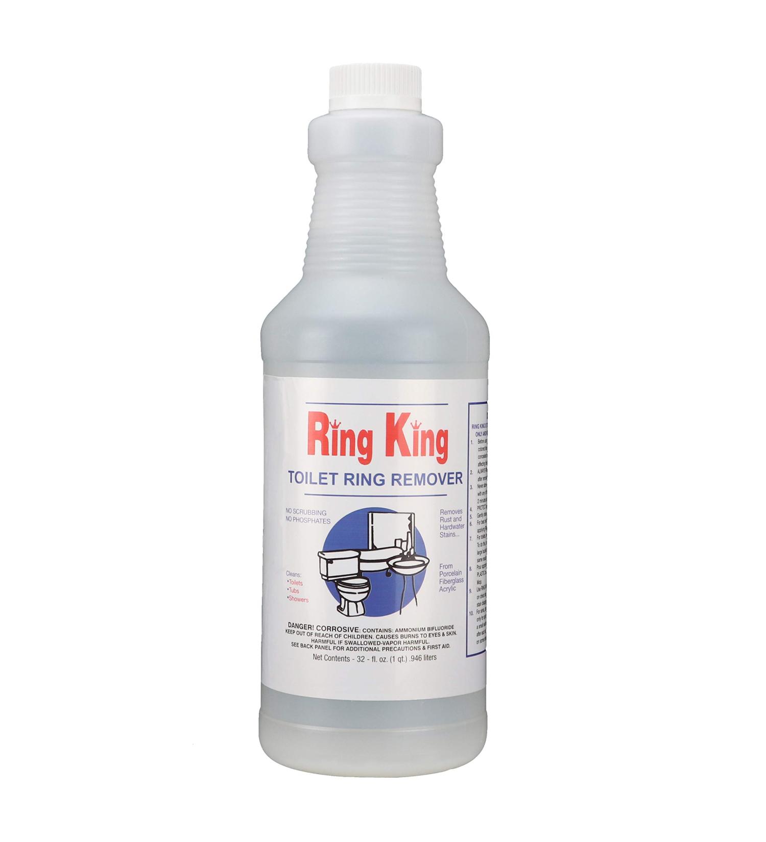 Ring King Toilet Ring Remover & NatureTek Bowl Cleaner - 32 Fl Oz - Fast Acting Stain & Scale Remover - No Scrubbing Needed - Buy Online on SooperMarket.com
