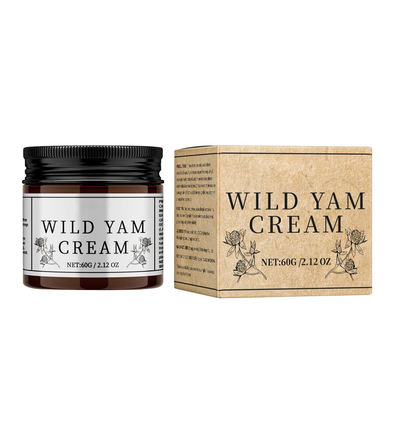 Wild Yam Cream 60ml Wild Yam Cream Hormones Balance Wild Yam Skin Cream Wild Yam Cream Natural Night Sweats Cream For Menopause Dry Skin Moisturization - Buy Online on SooperMarket.com