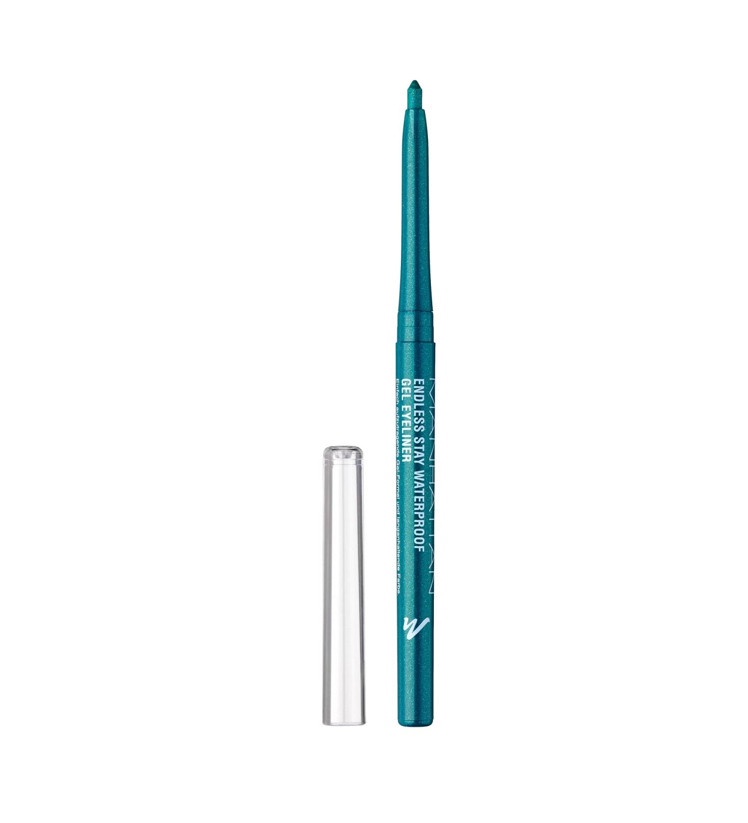 Manhattan Endless Stay Waterproof Gel Eyeliner - Emerald Sparkle Green Glitter Eyeliner | Long-Lasting & Smudge-Proof - 1 x 2.6G - Buy Online on SooperMarket.com