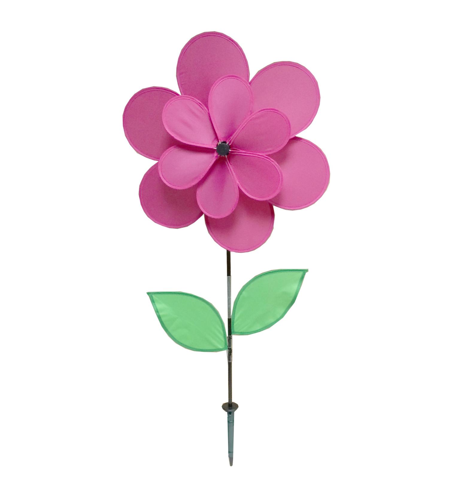 Gardener's Select Double Petal Pin Wheel, Fuchsia, 18 by 28" 18 by 28" Fuchsia