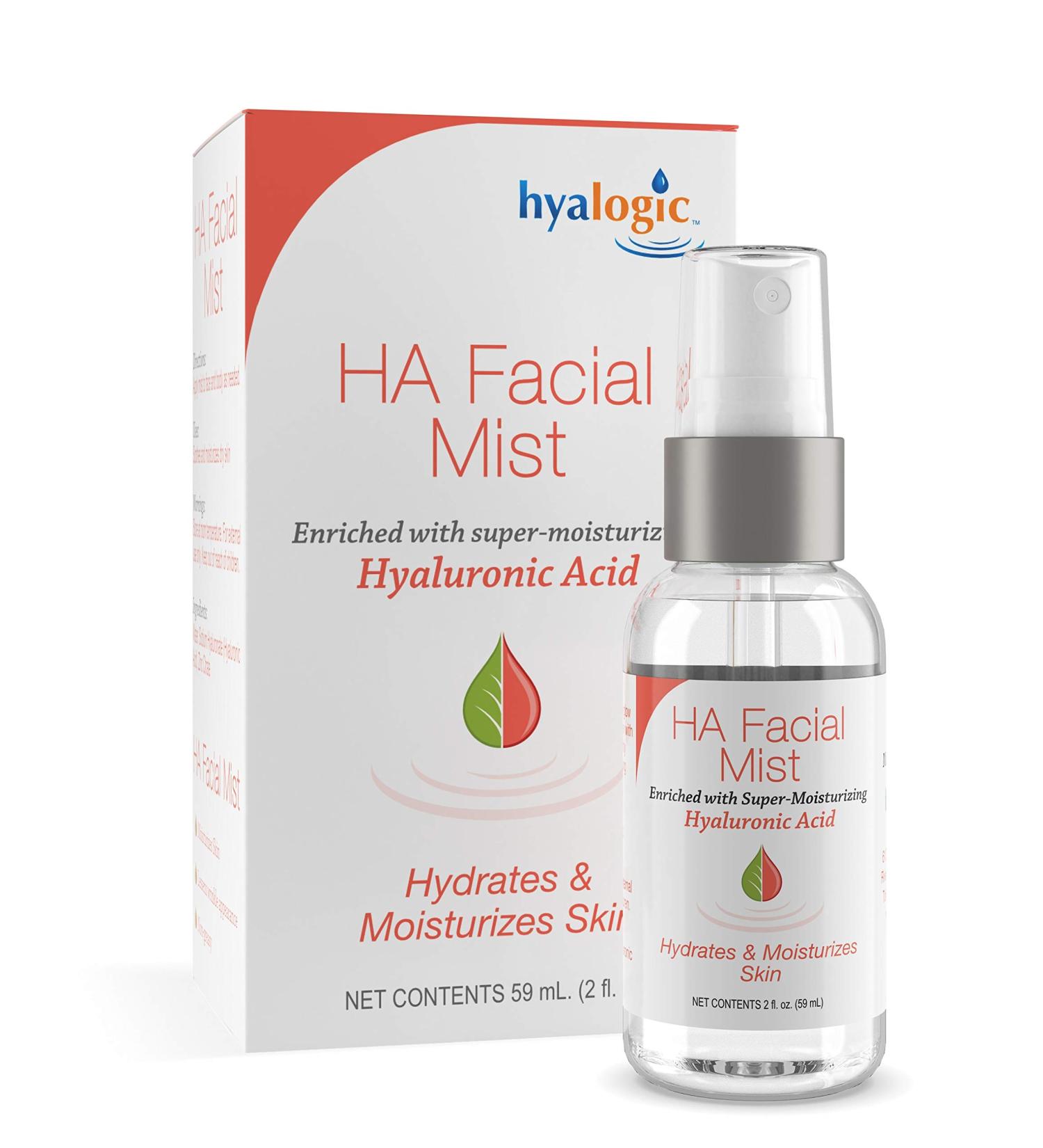 Hyaluronic Acid Facial Mist - Hydrating Moisturizer Makeup Setting Spray & Primer - 2 oz | Hyalogic Episilk - Buy Online on SooperMarket.com