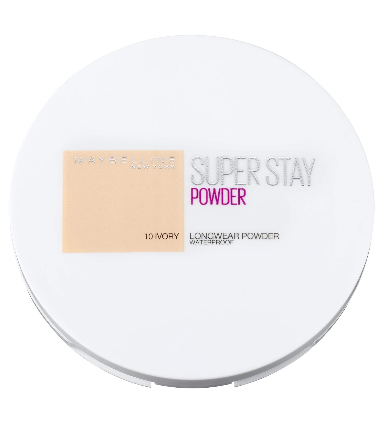Maybelline New York Superstay 24h Powder No. 10 Ivoire - Long-lasting Matte Finish 9g | International Shipping Available - Buy Online on SooperMarket.com