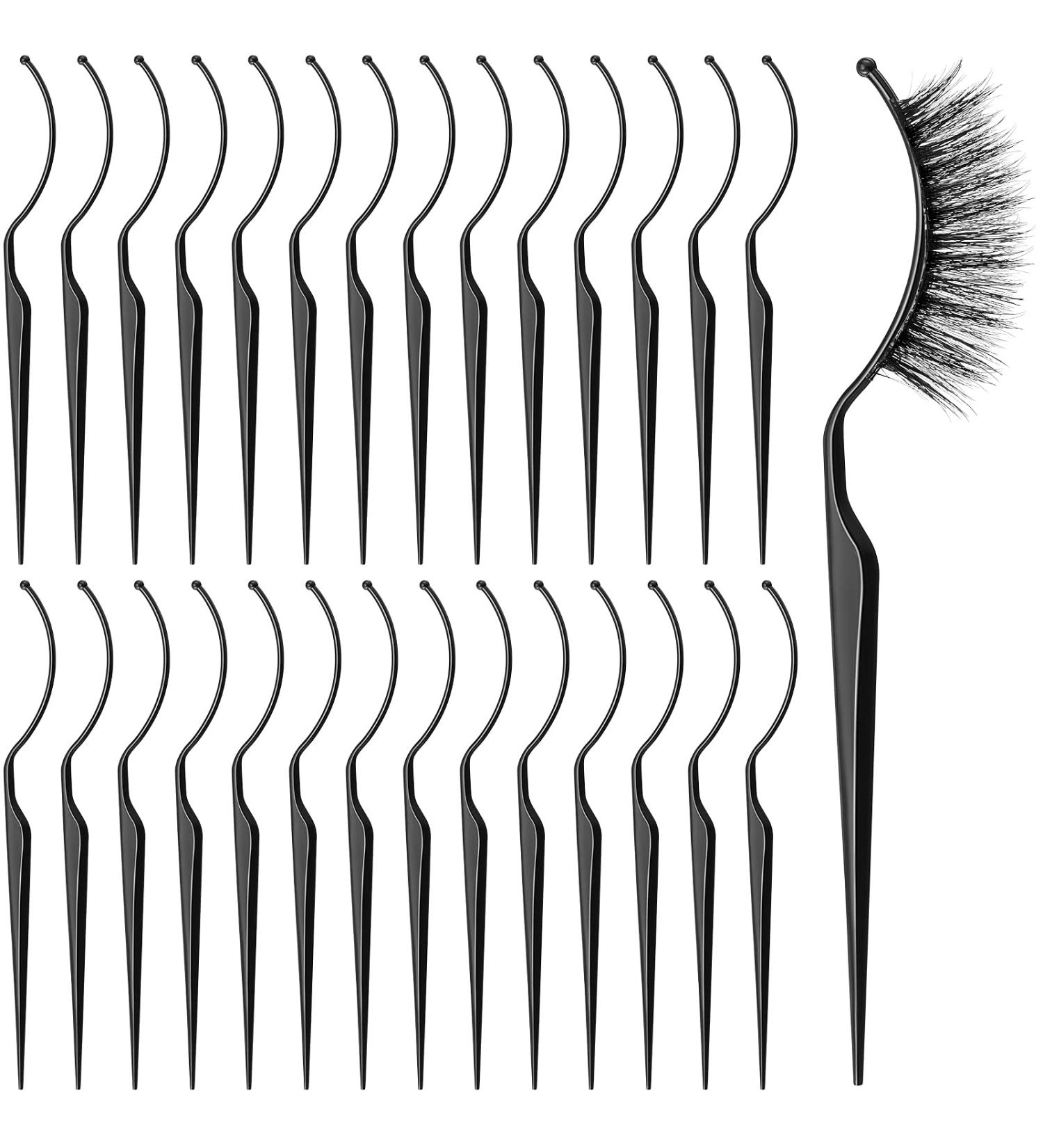 30-Piece False Eyelashes Display Stick & Applicator Tool Set - Black | Eyelash Extension Supplies for Grafted Eyelashes - Buy Online on SooperMarket.com
