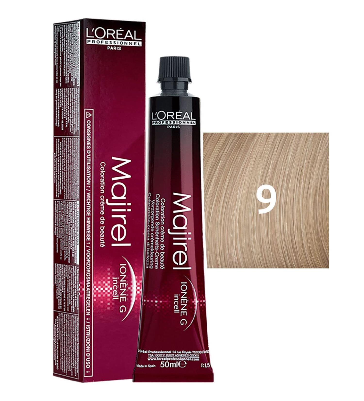 L'Or al Professionnel Majirel 9 very light blonde 50 ml 1 pack (1x 0.05 L) Multicoloured 50 ml (1 pack)