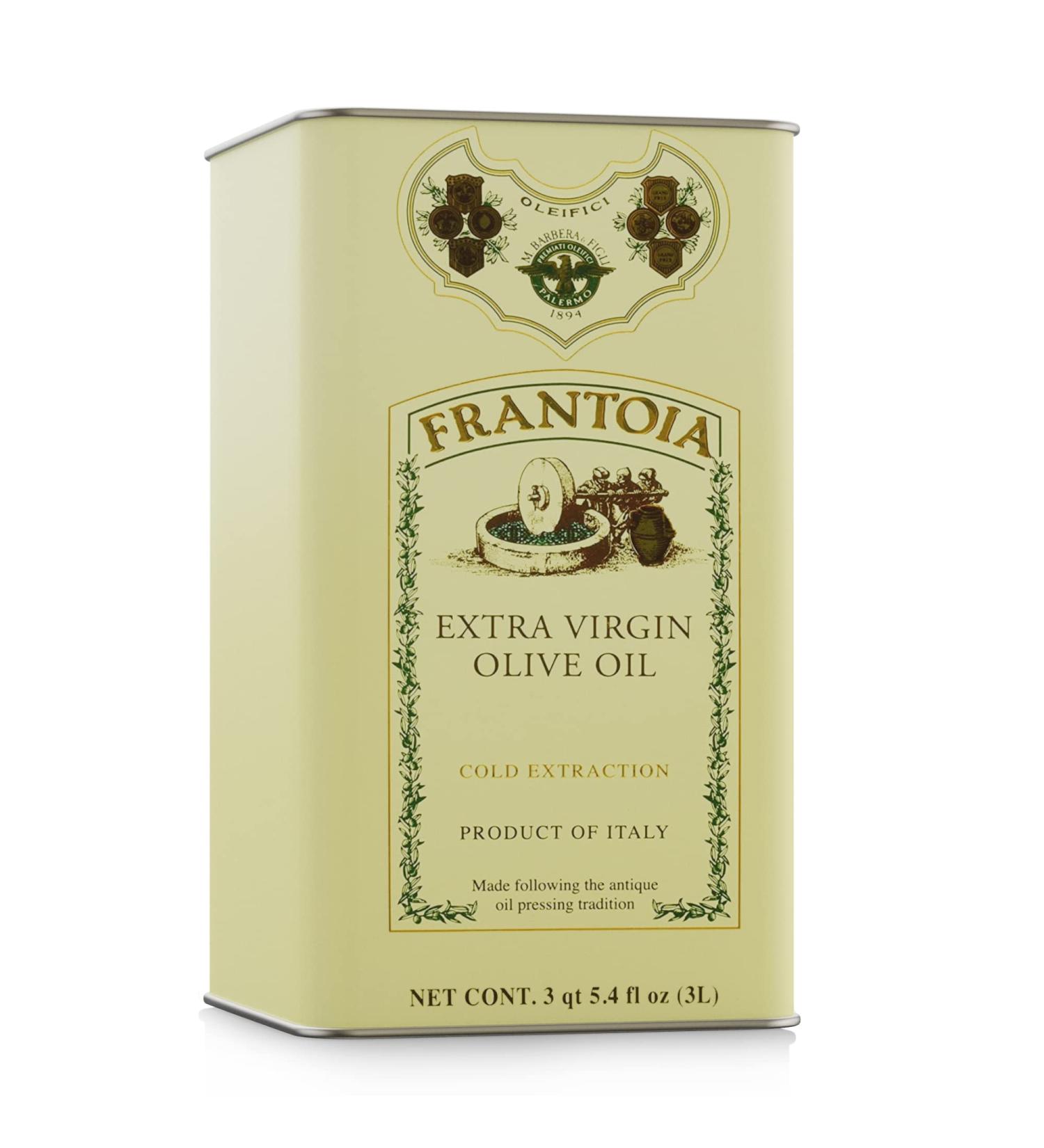 Frantoia Barbera Italian Extra Virgin Olive Oil 3L - 101.4 Fl Oz (Pack of 1) - Buy Online on SooperMarket.com