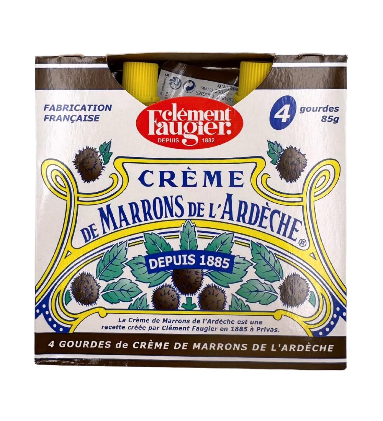 Clement Faugier Chestnut Spread 4 Pouches x 85g - Buy Online on SooperMarket.com