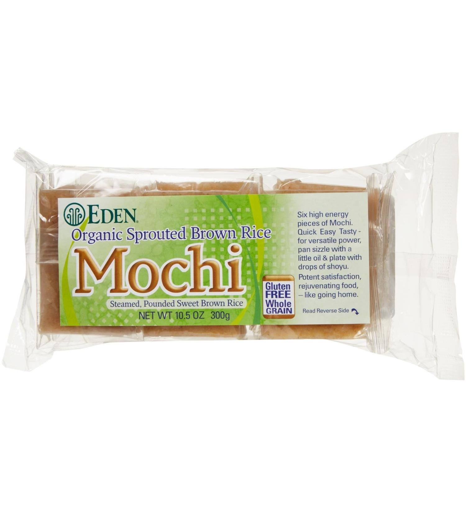 Eden Foods Organic Sprouted Brown Rice Mochi, 10.5 OZ