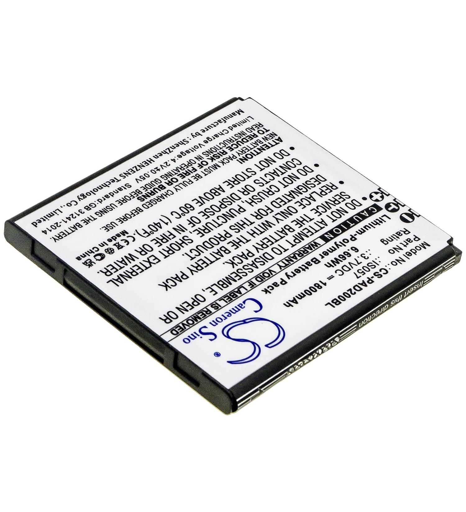 Replacement Battery for Pax D200 D200T IS275 Mini myPOS - IS057 1800mAh 3.7V - Buy Online on SooperMarket.com
