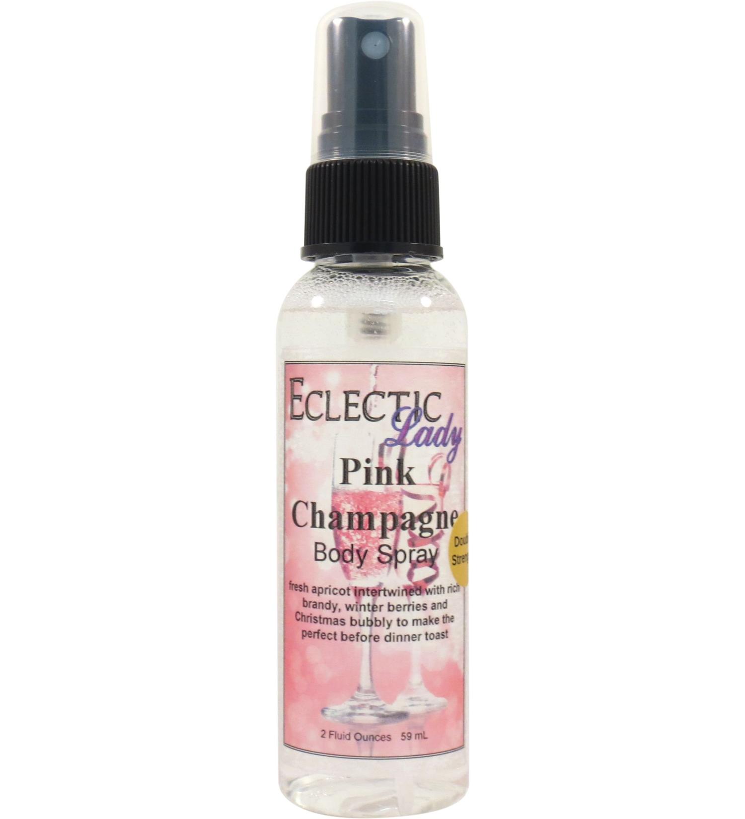 Pink Champagne Body Spray (Double Strength) 2 ounces Body Mist for Women with Clean Light & Gentle Fragrance Long Lasting Perfume with Comforting Scent for Men & Women Cologne with Soft Subtle 2 Fluid Ounces (Double Strength) - Buy Online on SooperMarket.com