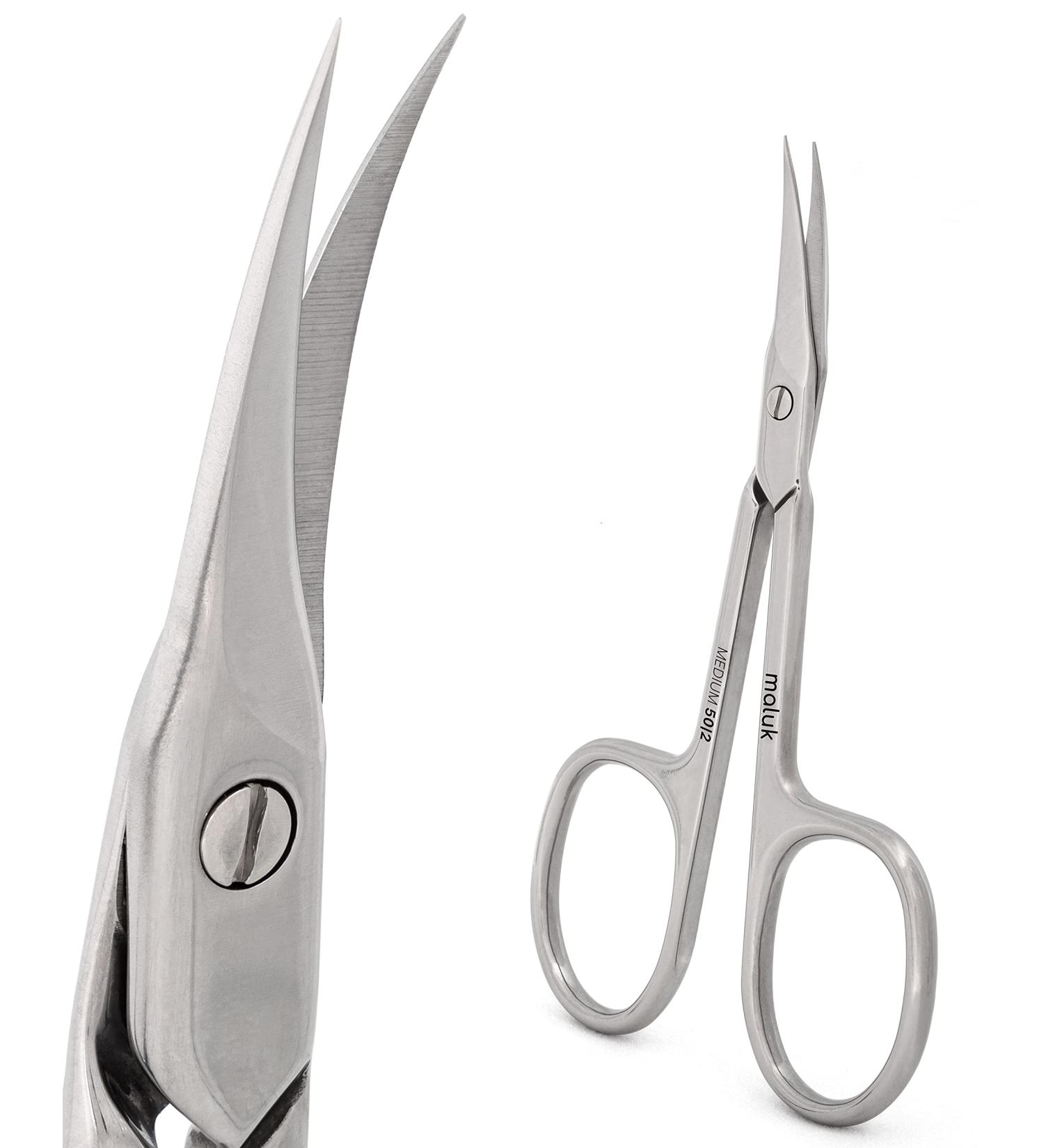 Maluk Medium Professional Cuticle Scissors - Precision Trimming Tool - Buy Online on SooperMarket.com