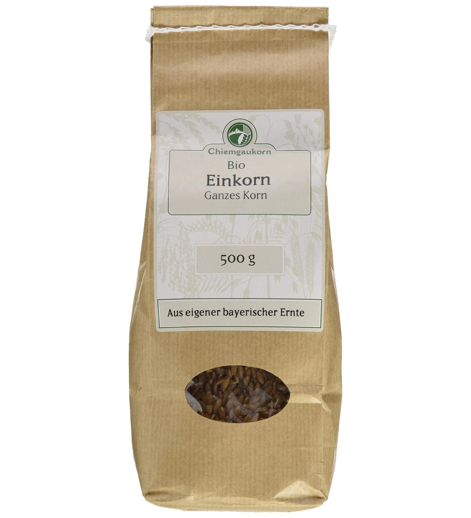 Buy Chiemgaukorn Organic Einkorn Whole Grain 500g | Premium International Shipping - Buy Online on SooperMarket.com