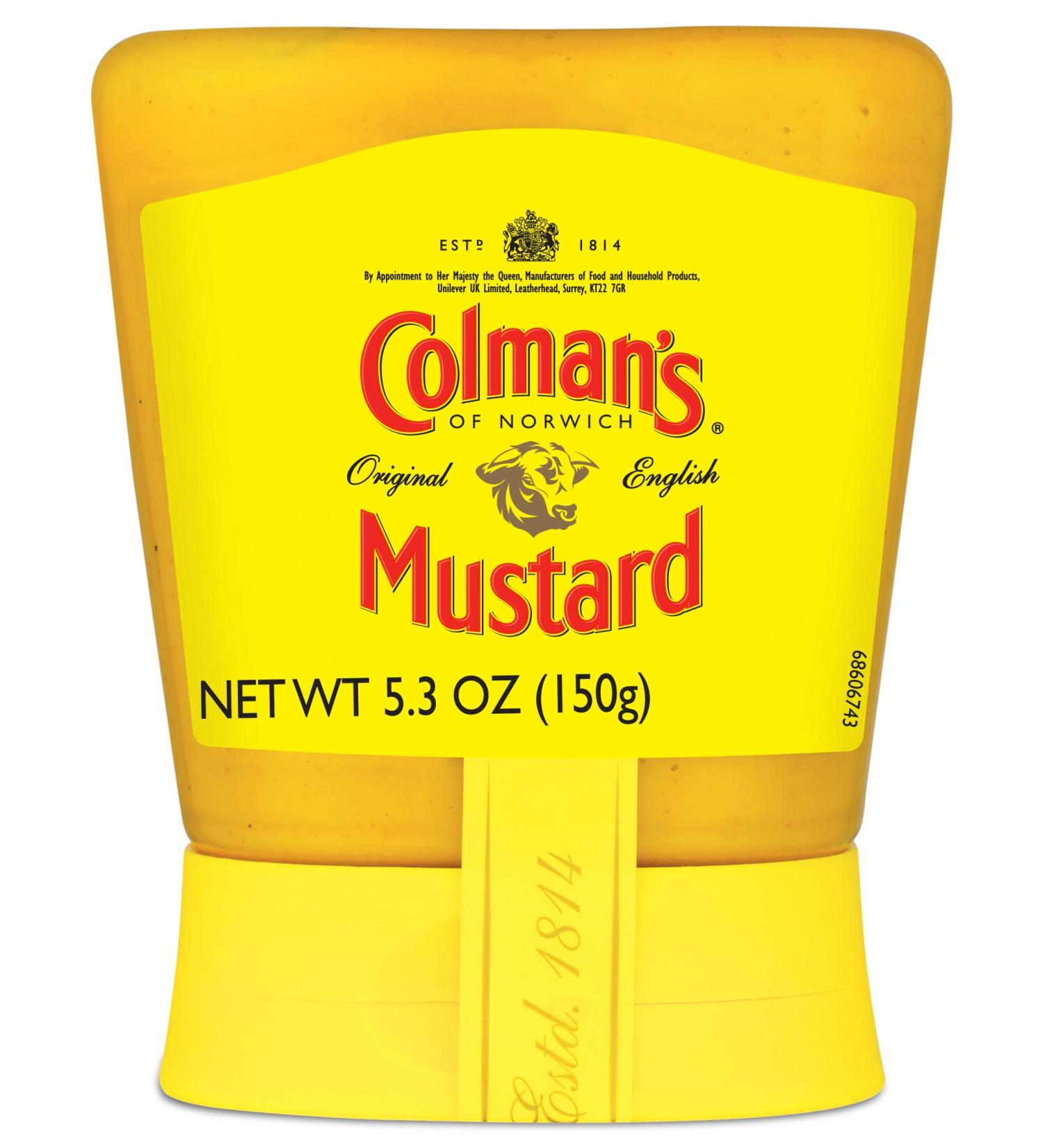 Colman's Squeezy Mustard 5.3oz: Tangy & Convenient Mustard Sauce - Buy Online on SooperMarket.com