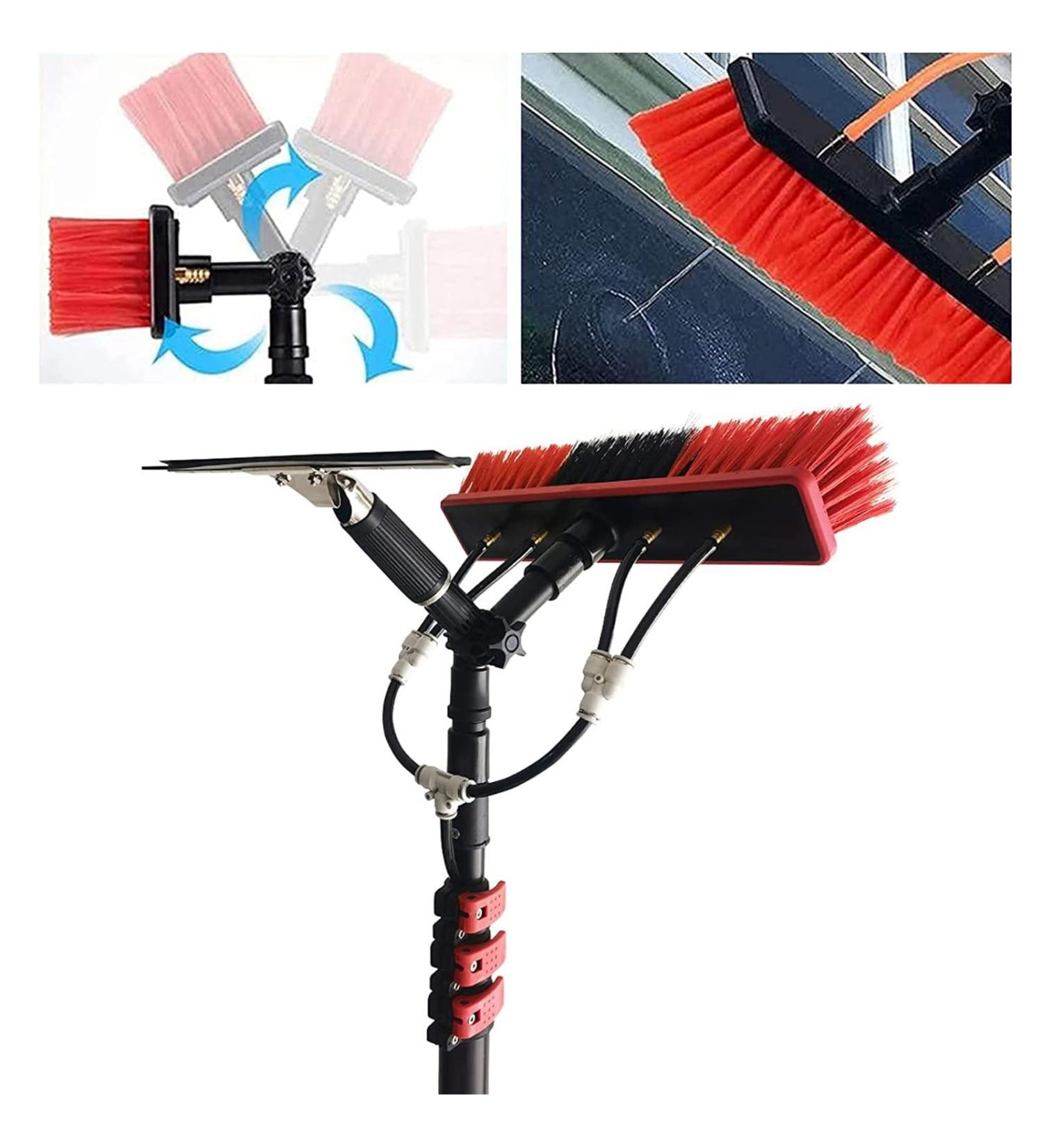 Window Cleaning Kit Professional Window Cleaning Equipment Extendable Window Cleaning Pole and Squeegee Cleaner for High Windows/3.6M/11.8Ft 55cm Brush Head 4M/13FT - Buy Online on SooperMarket.com