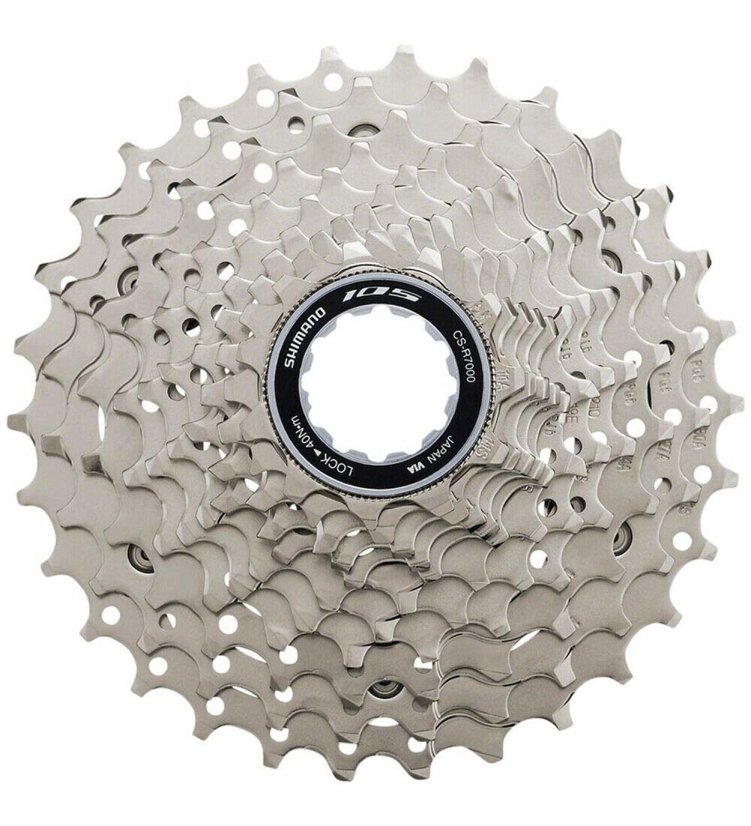 SHIMANO 105 CS-HG700 Cassette Gray - 11x34 : High-Quality Cycling Gear - Buy Online on SooperMarket.com