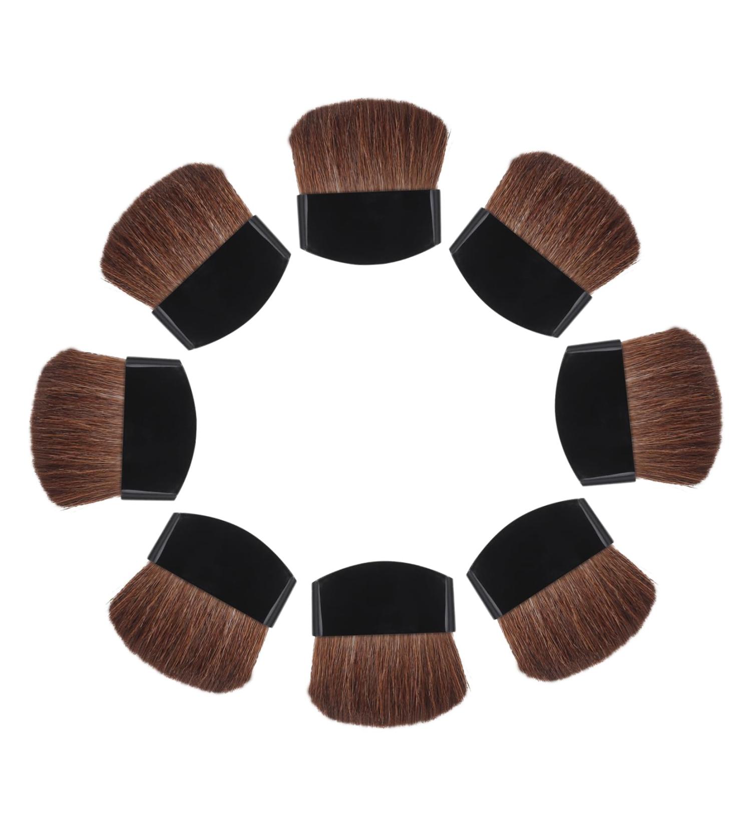 KALLORY 8pcs Painting Brush Drawing Art Supplies Stain Sponge Brush Eyeshadow Sponge Applicator Wood Black 4X3cm - Buy Online on SooperMarket.com