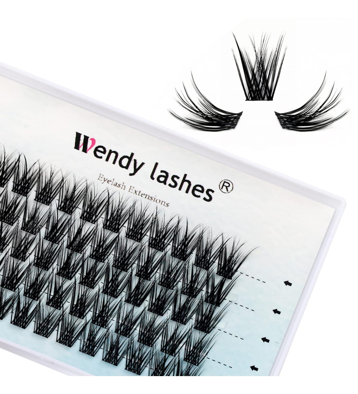 Curl Cluster Lashes 0.07mm 14mm | Reusable Soft Wispy Individual Eyelash Clusters | DIY Lash Extensions - FD-D29-0.07-C-14 - Buy Online on SooperMarket.com