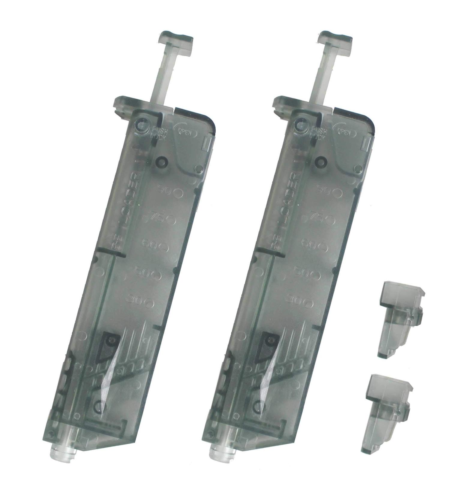 MetalTac Airsoft Speed Loader 100 Round Fast Load 6mm BB Pellet - Two Pack