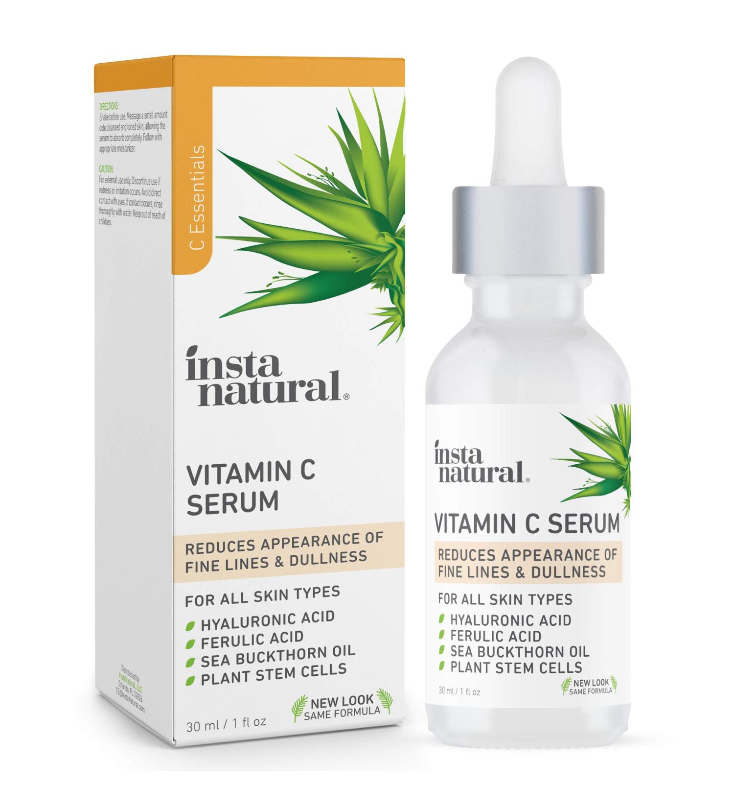 InstaNatural Vitamin C Serum 1 fl oz | Brighten & Revitalize Skin - Buy Online on SooperMarket.com