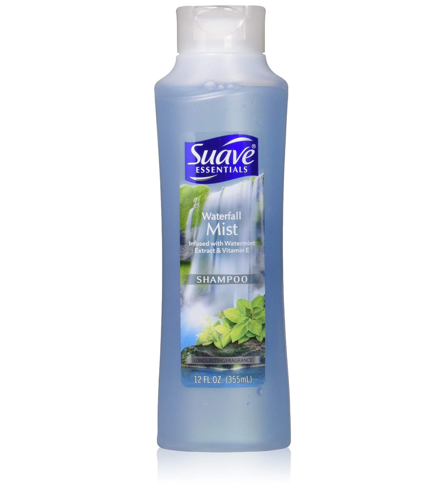 Suave Essentials Waterfall Mist Shampoo 12 oz - Pack of 3 | Gentle Cleansing Formula - Buy Online on SooperMarket.com