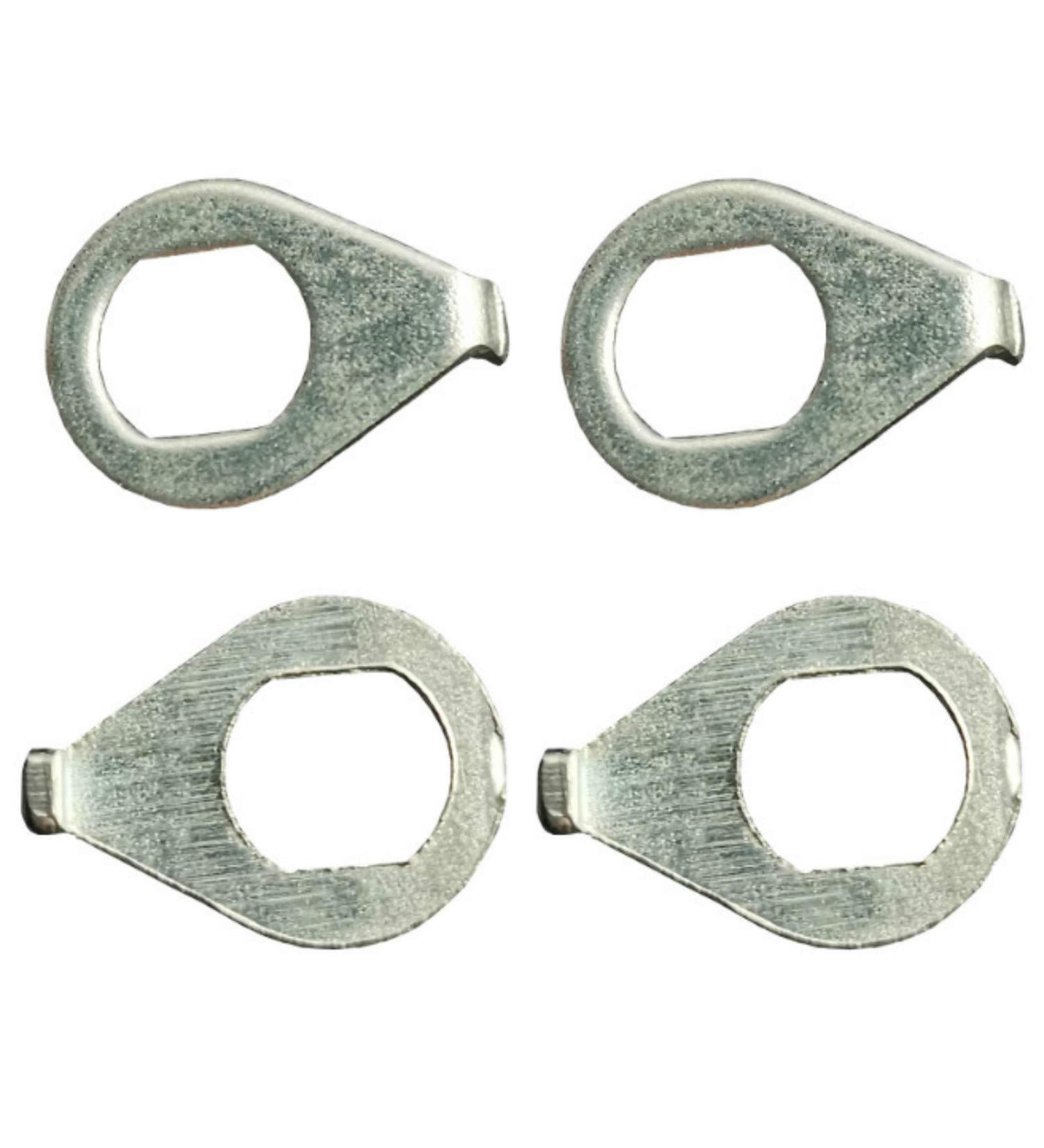 Bike Front Wheel Hub Safety Washer & Retaining Clip Set (4 pcs) | Universal Front Axle Gasket for Hanging Hook - Buy Online on SooperMarket.com