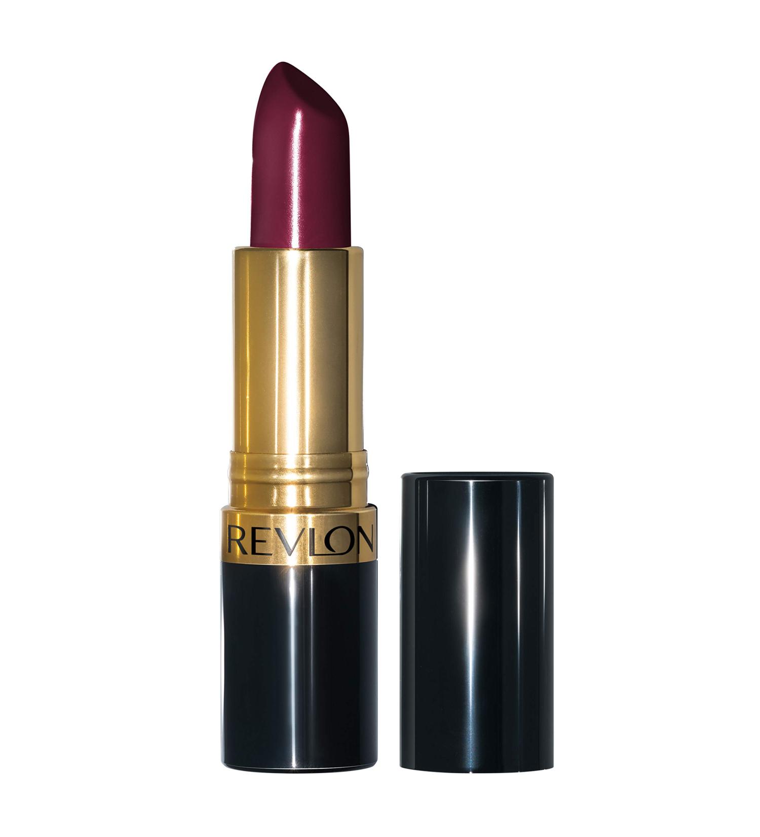 Revlon Super Lustrous Cr me Lipstick 4.2g - 477 Black Cherry | Long-Lasting Moisturizing Lip Color - Buy Online on SooperMarket.com
