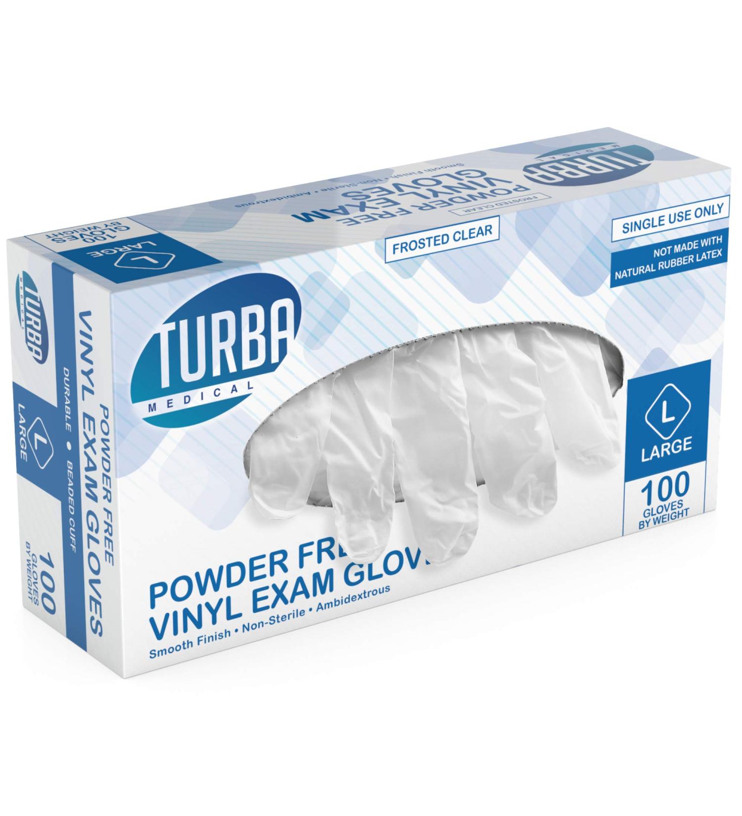 200 Small Disposable Vinyl Gloves - Non Sterile, Latex Free, Food Safe - 100 Count Box - Buy Online on SooperMarket.com
