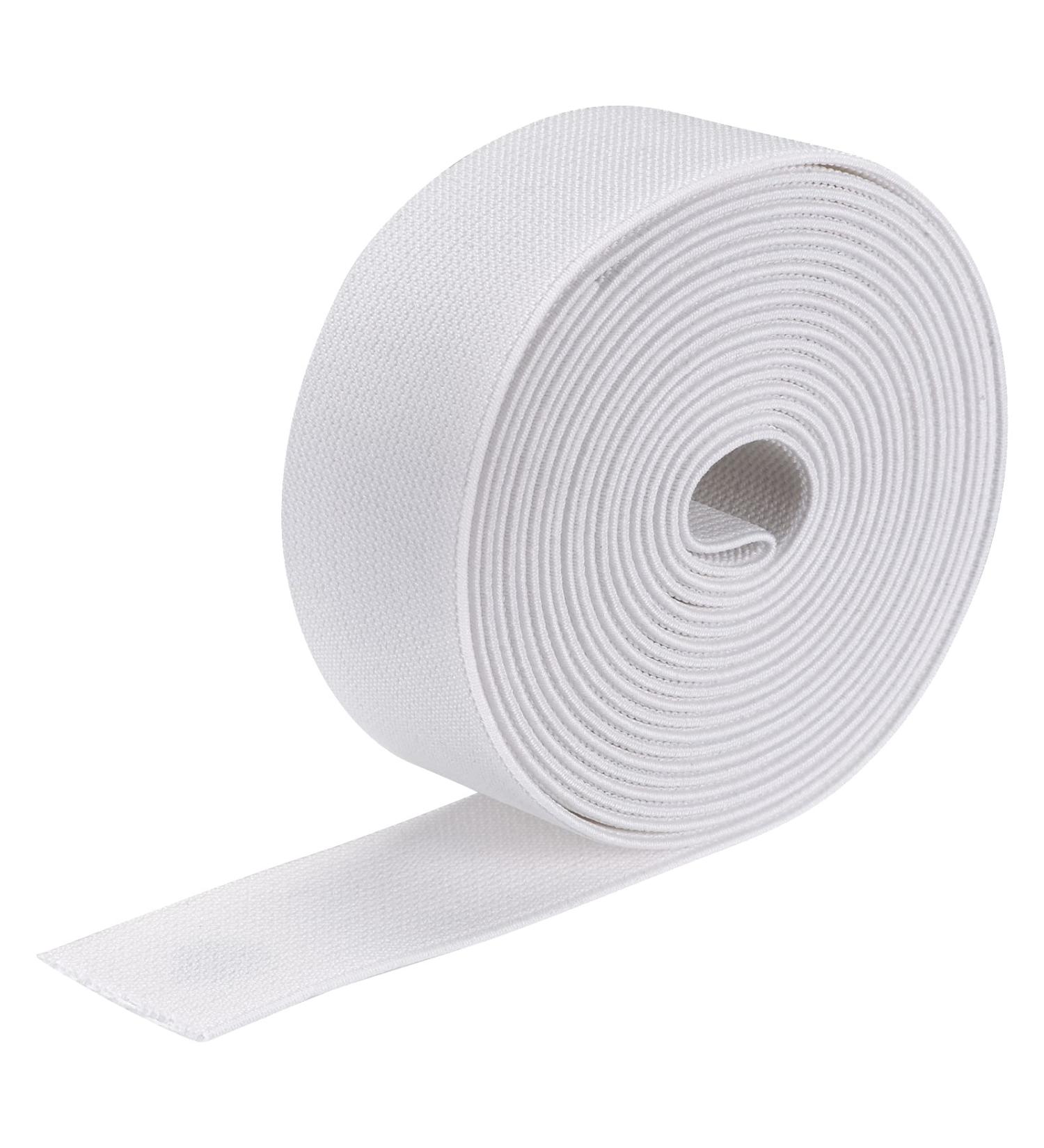 MECCANIXITY 1.5 Twill Wide Elastic Band - 4 Yard White Elastic Spool for Sewing & Waistband - Buy Online on SooperMarket.com