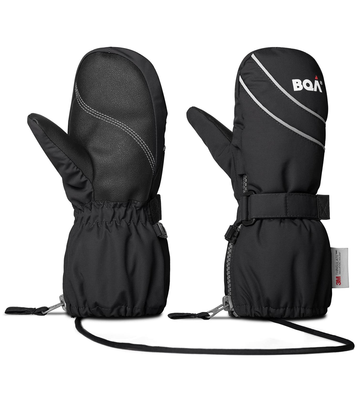 BQA Children's Ski Gloves - Waterproof & Windproof Thermo Warm F ustlinge for Boys & Girls (2-8 Years) - Navy - Buy Online on SooperMarket.com