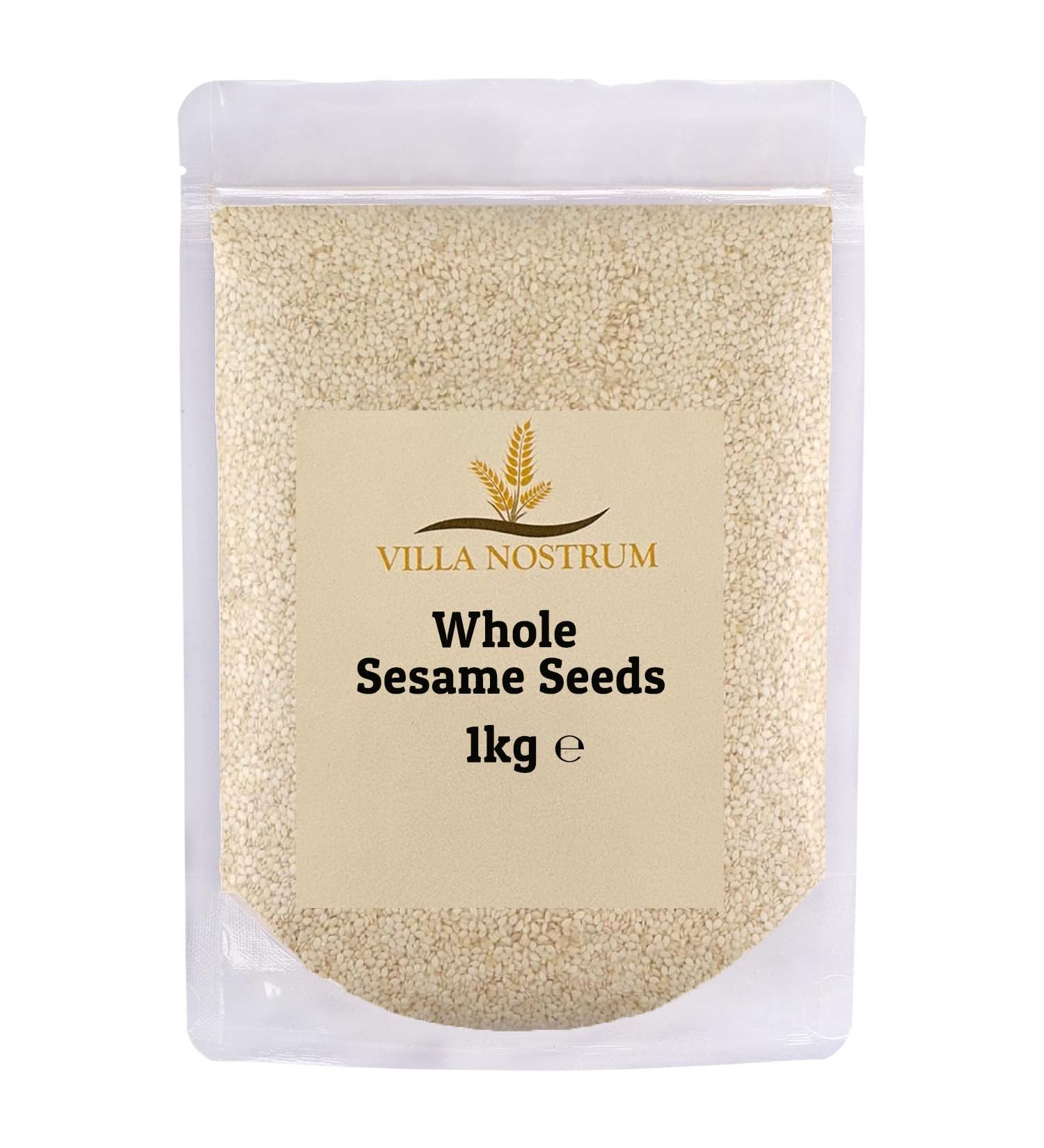 Natural Sesame Seeds 1kg by Villa Nostrum